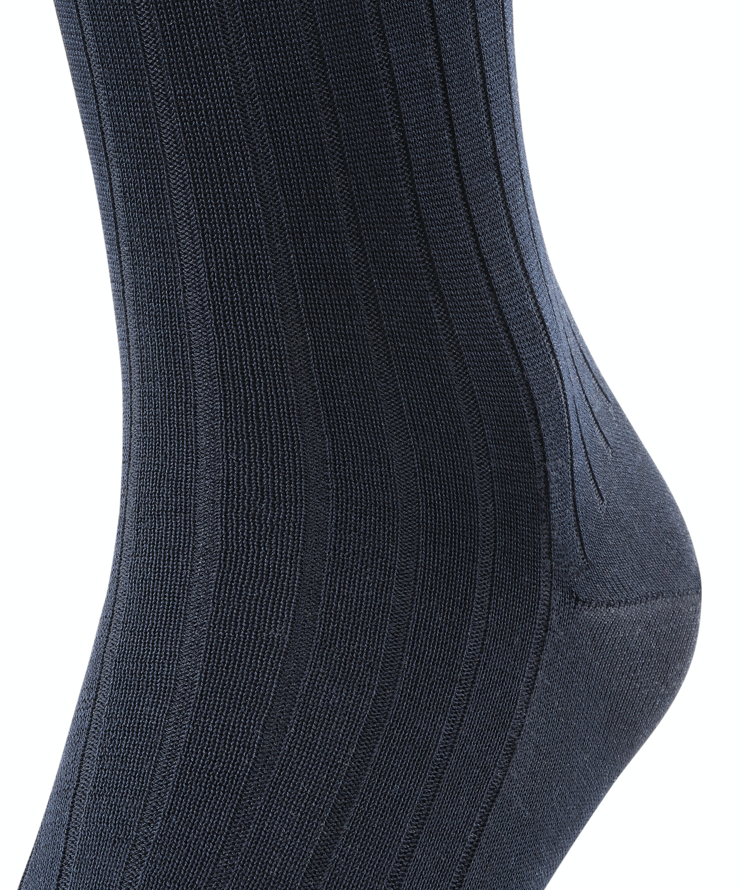 FALKE Milano heren kniekousen, donkerblauw (dark navy)