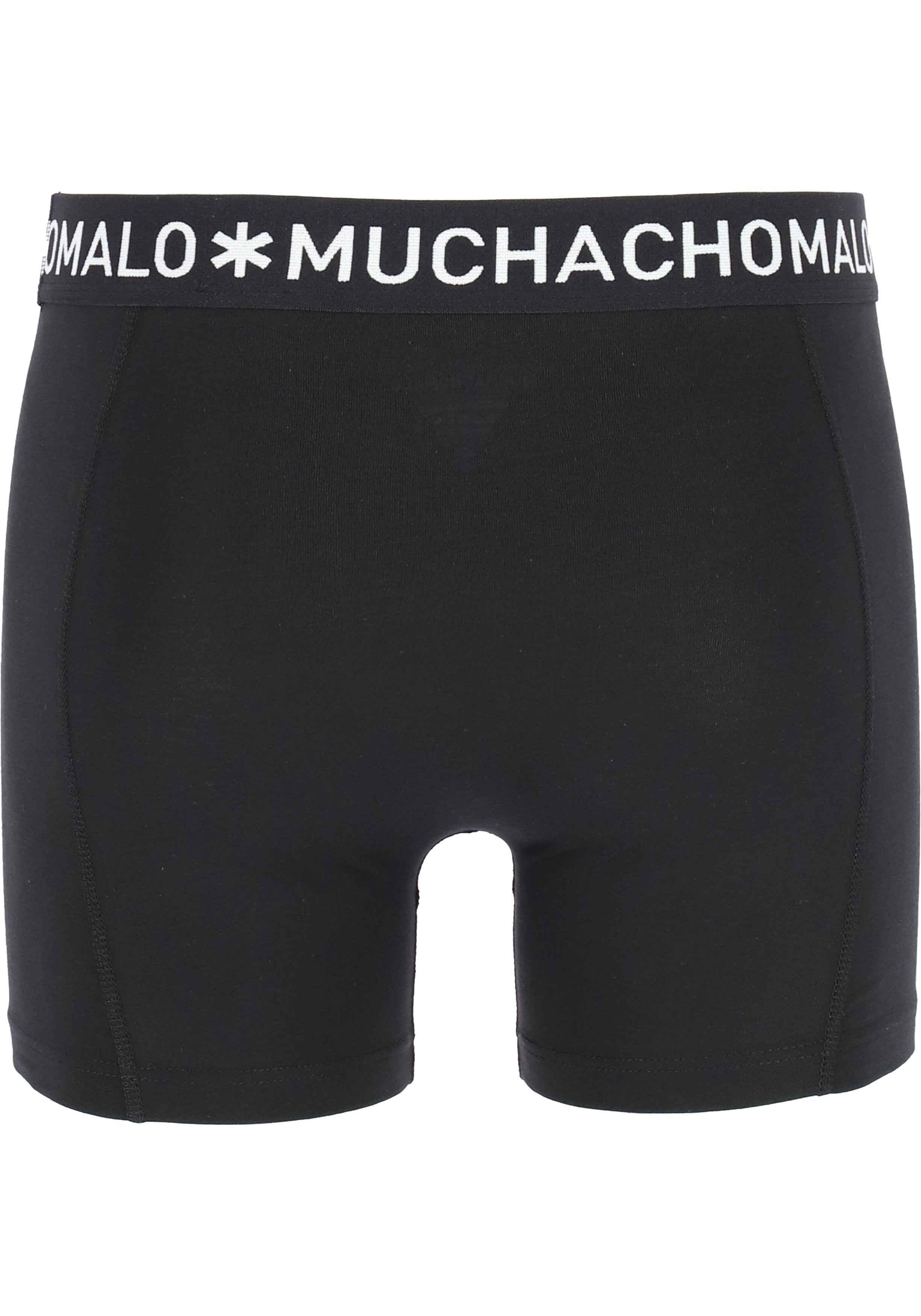 Muchachomalo boxershorts (3-pack), heren boxers normale lengte, zwart  