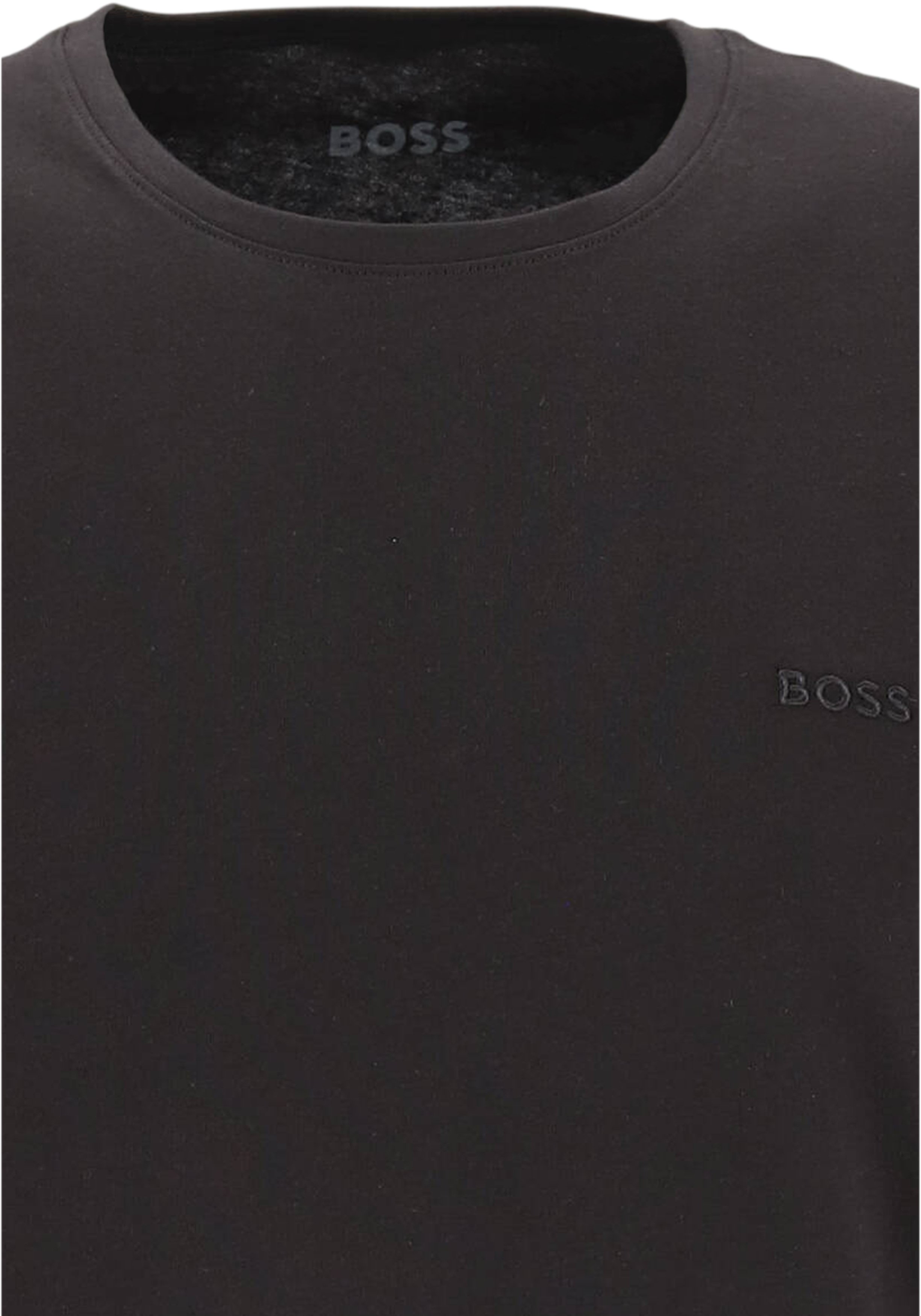 HUGO BOSS Comfort T-shirts relaxed fit (2-pack), heren T-shirts O-hals, zwart