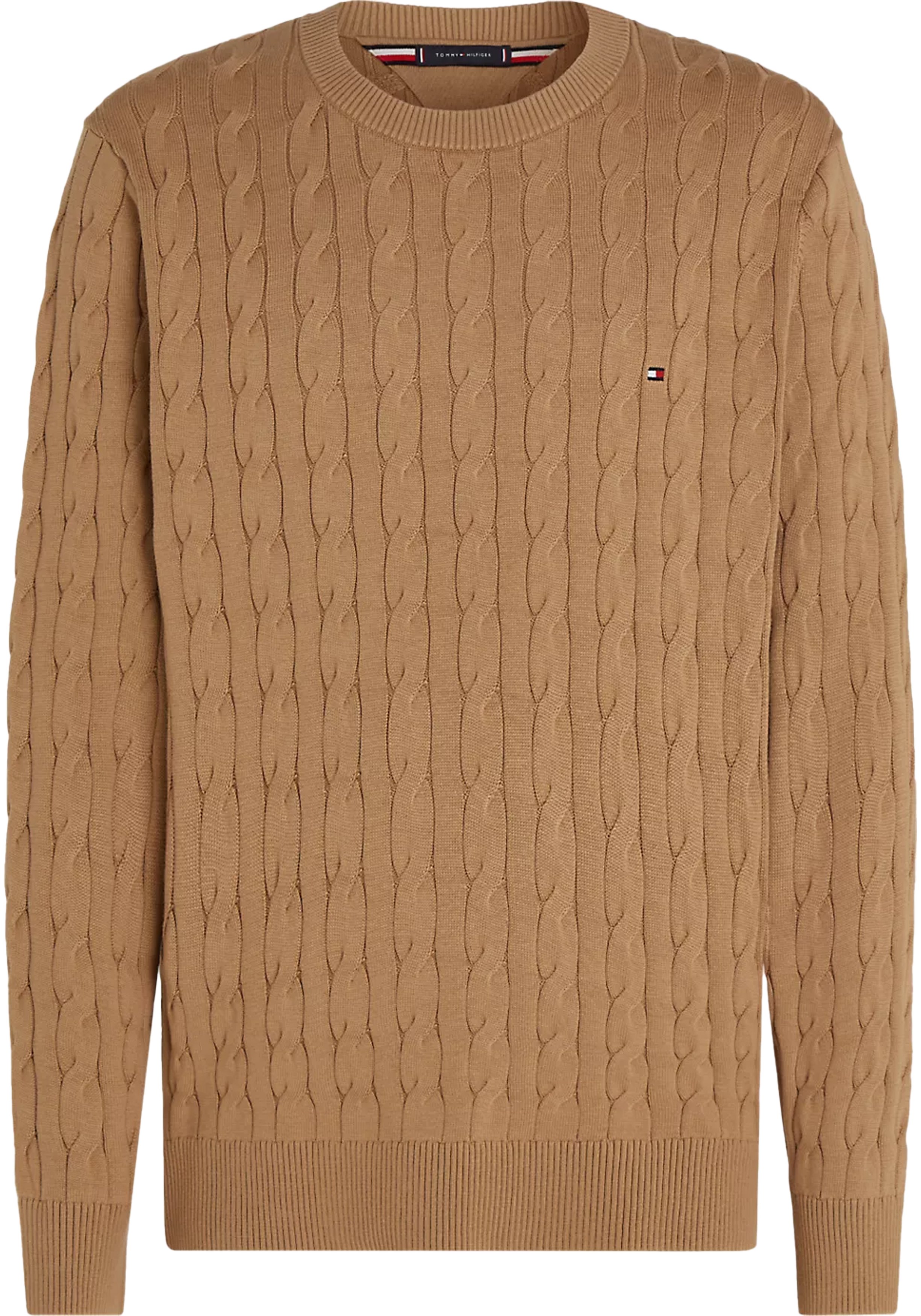 Tommy Hilfiger heren pullover katoen, camel