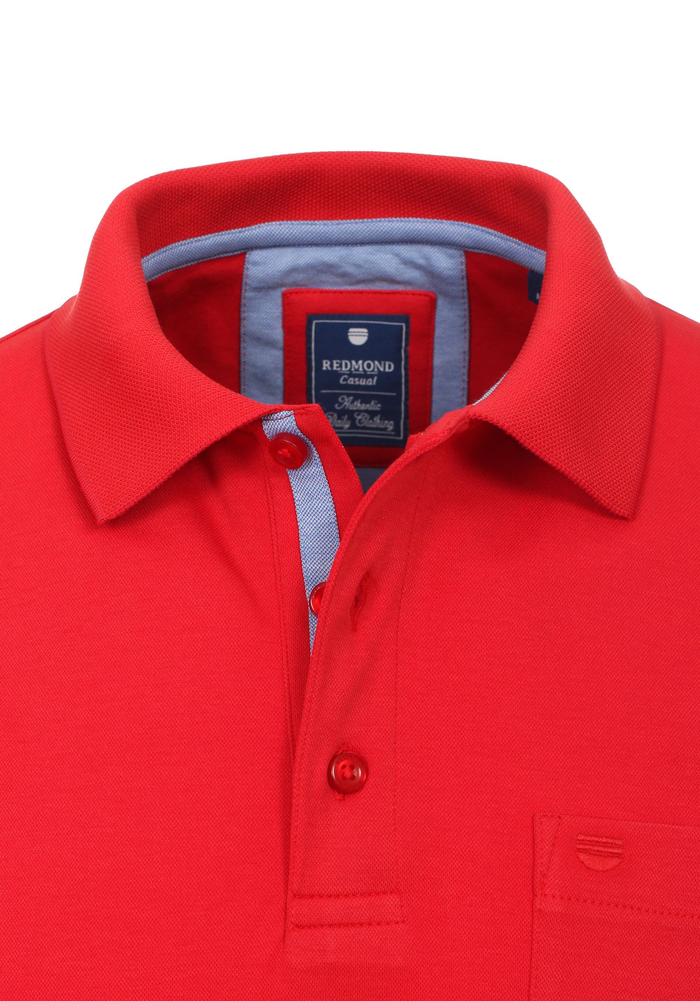 Redmond regular fit poloshirt, rood