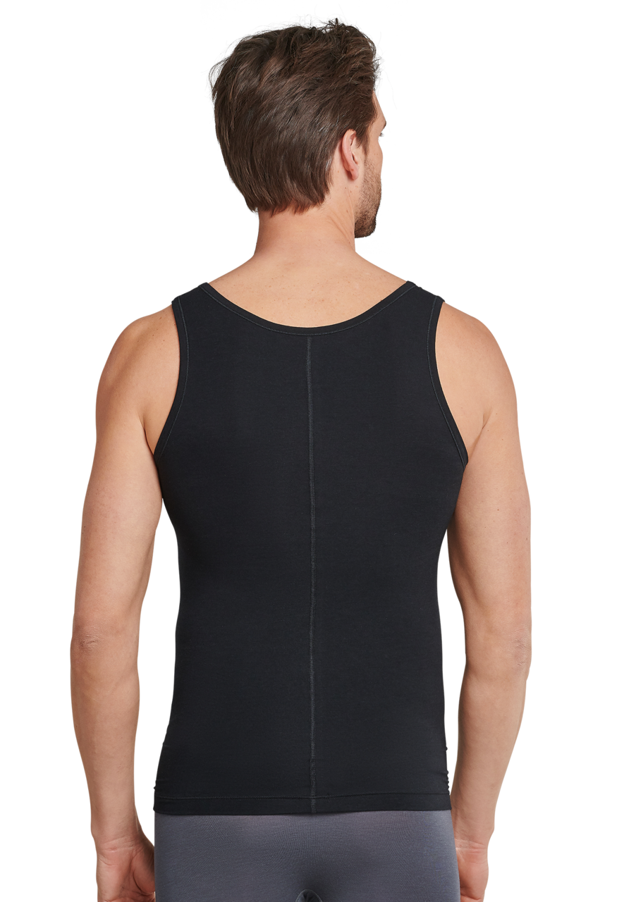 SCHIESSER Personal Fit singlet (1-pack), heren onderhemd zwart