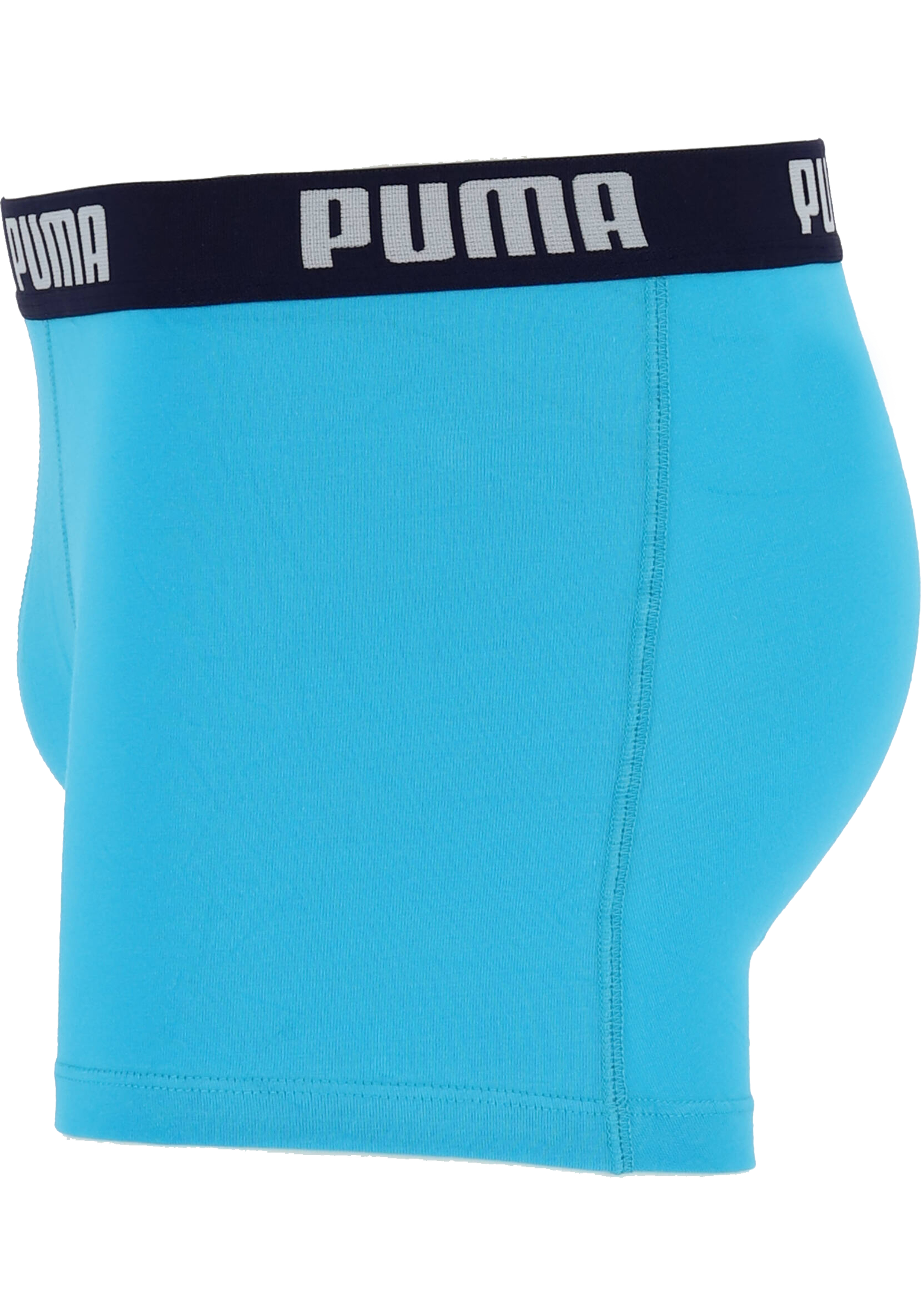 Puma Basic Boxer heren (2-pack), aqua en blauw