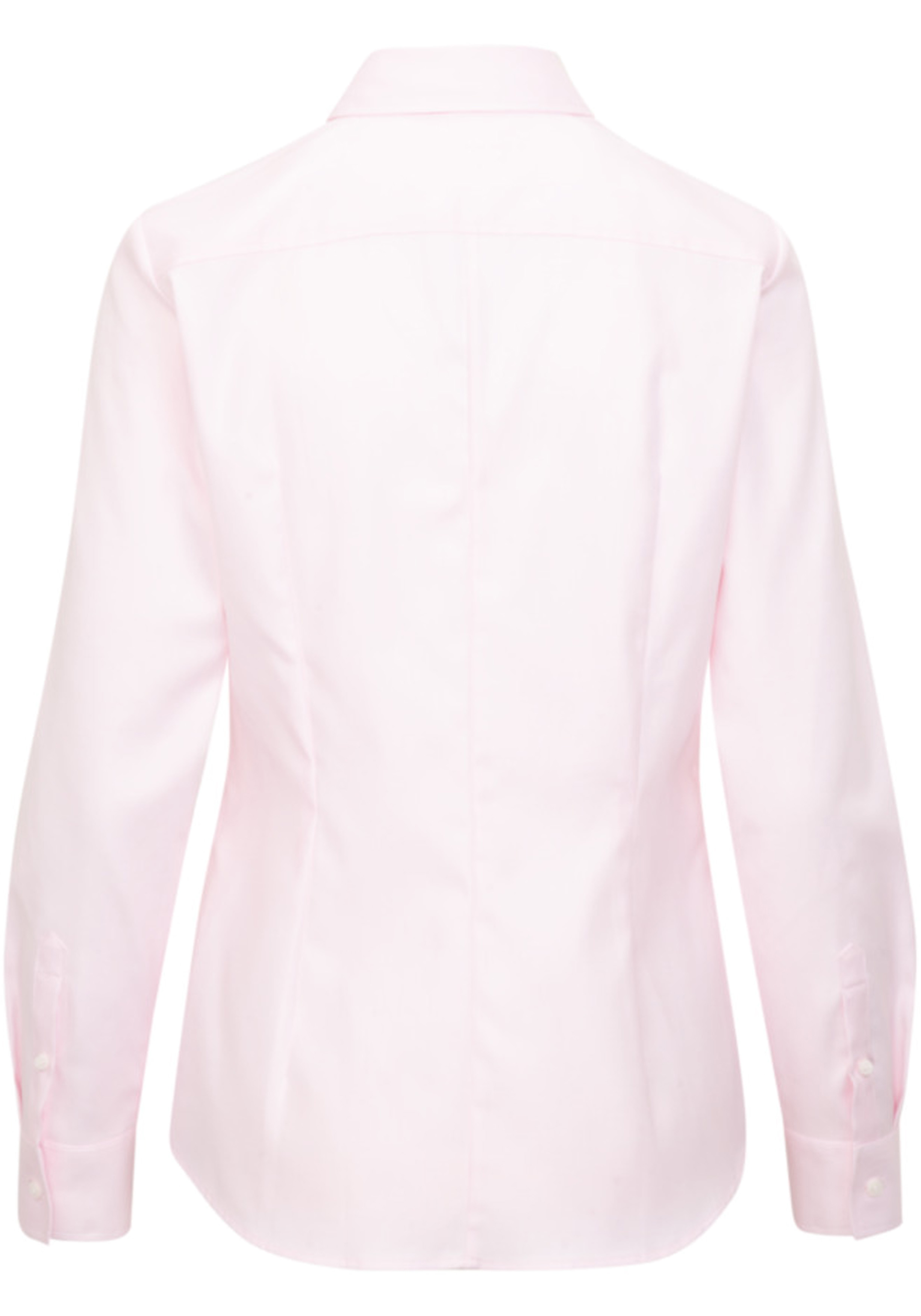 Seidensticker dames blouse slim fit, twill, roze