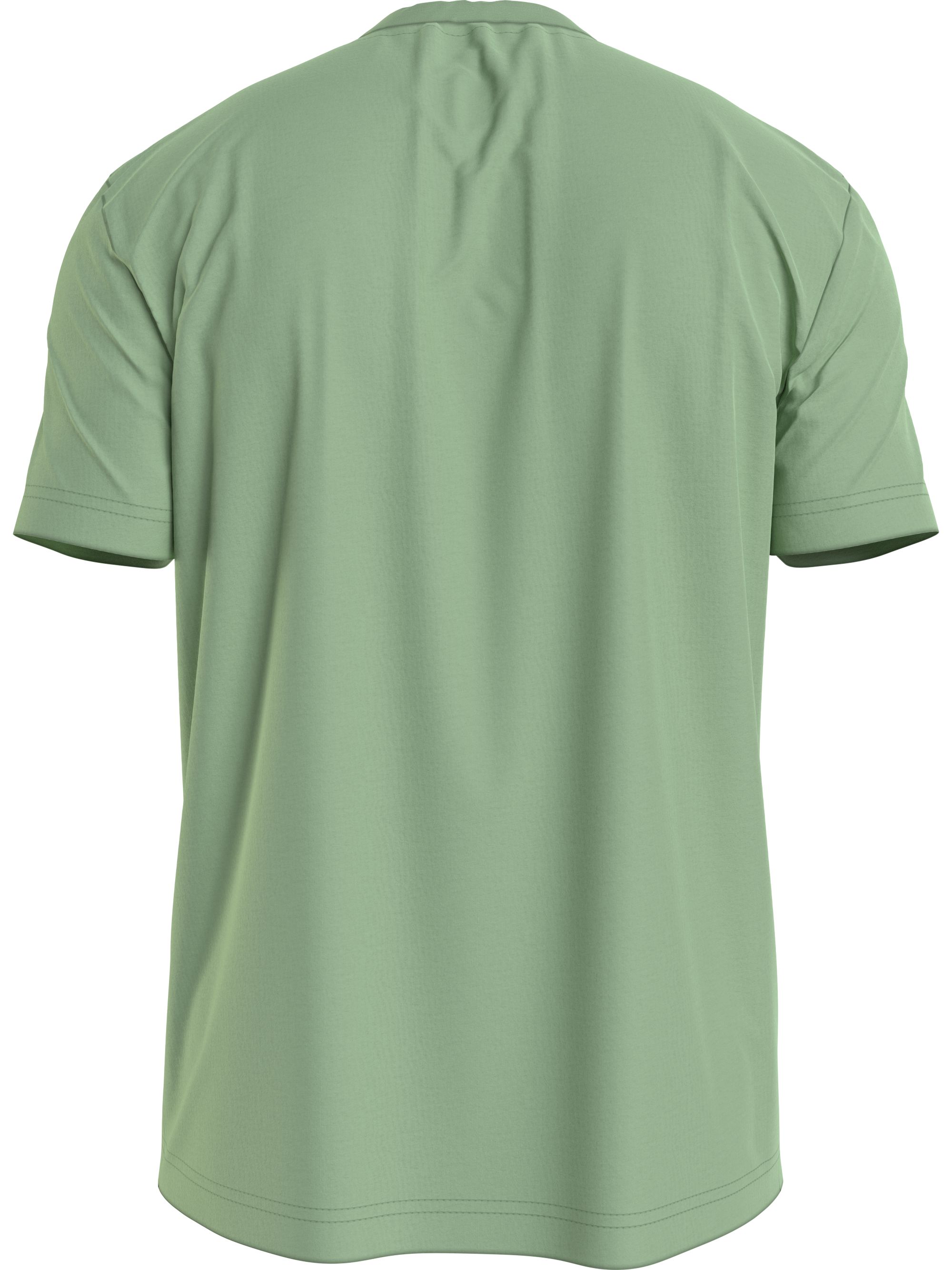 Calvin Klein Degrade Logo T-shirt, heren T-shirt korte mouw O-hals, groen