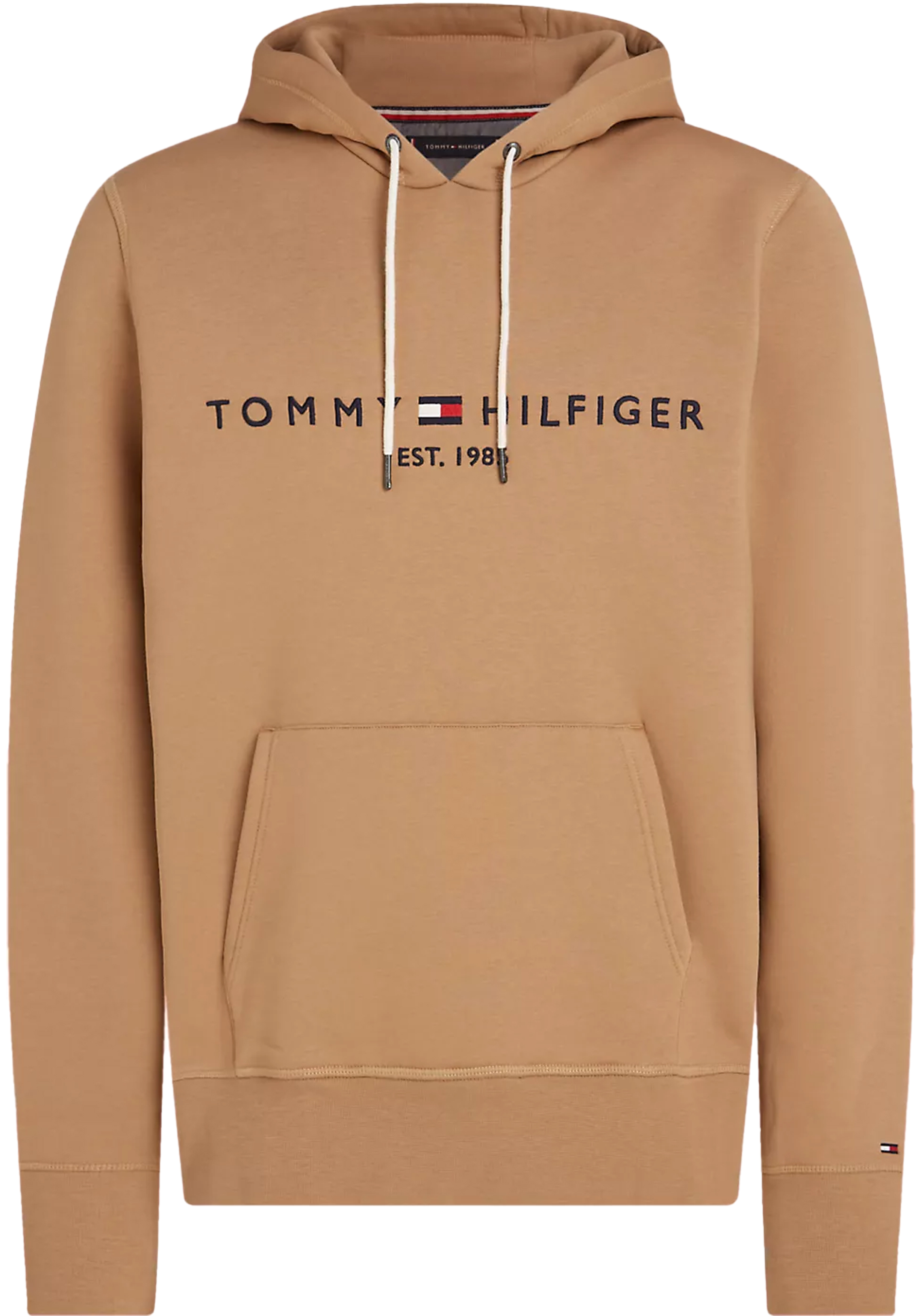 Tommy Hilfiger heren hoodie Katoenen, camel