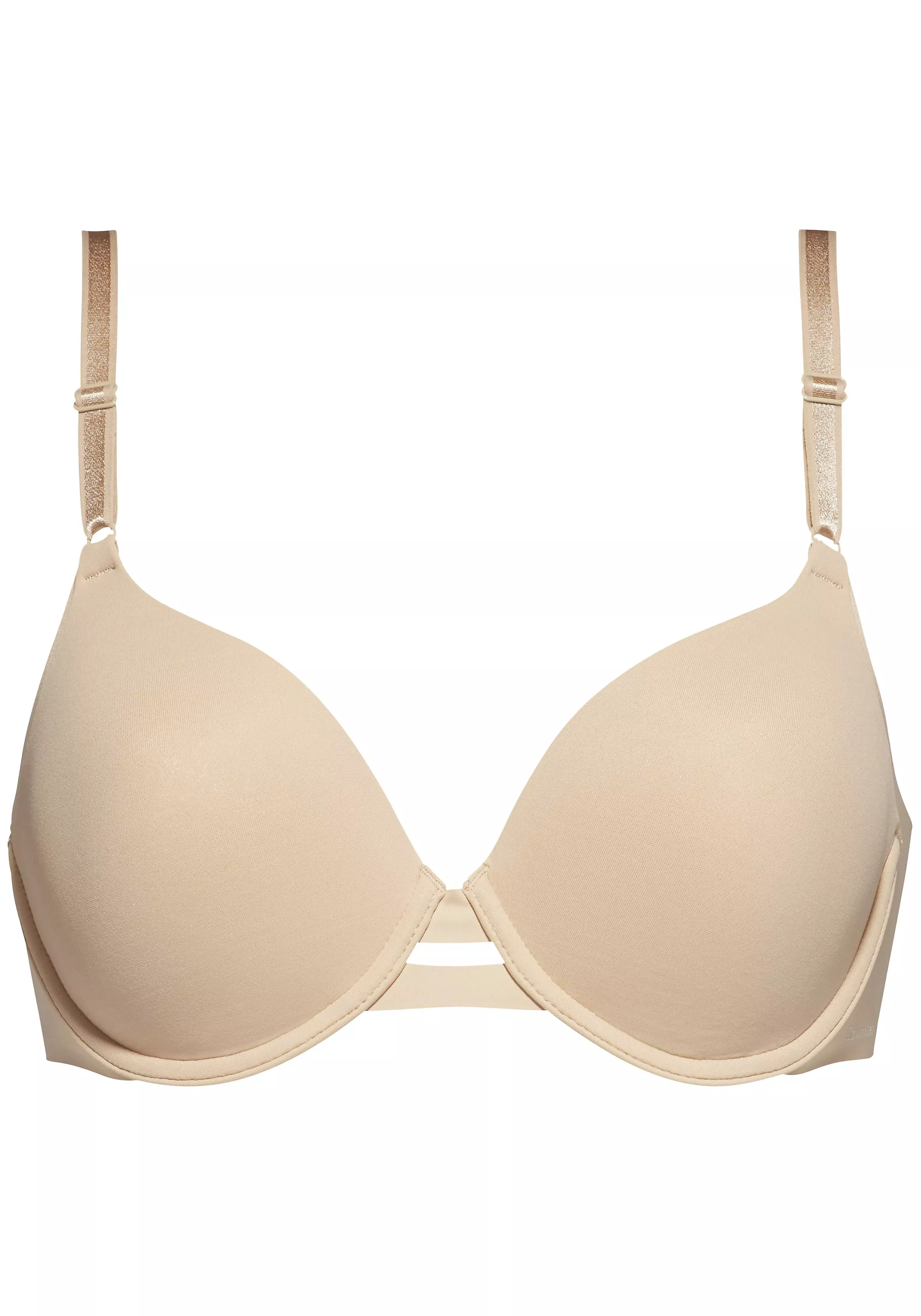 Calvin Klein dames Invisible T-shirt bra, beugel BH, beige