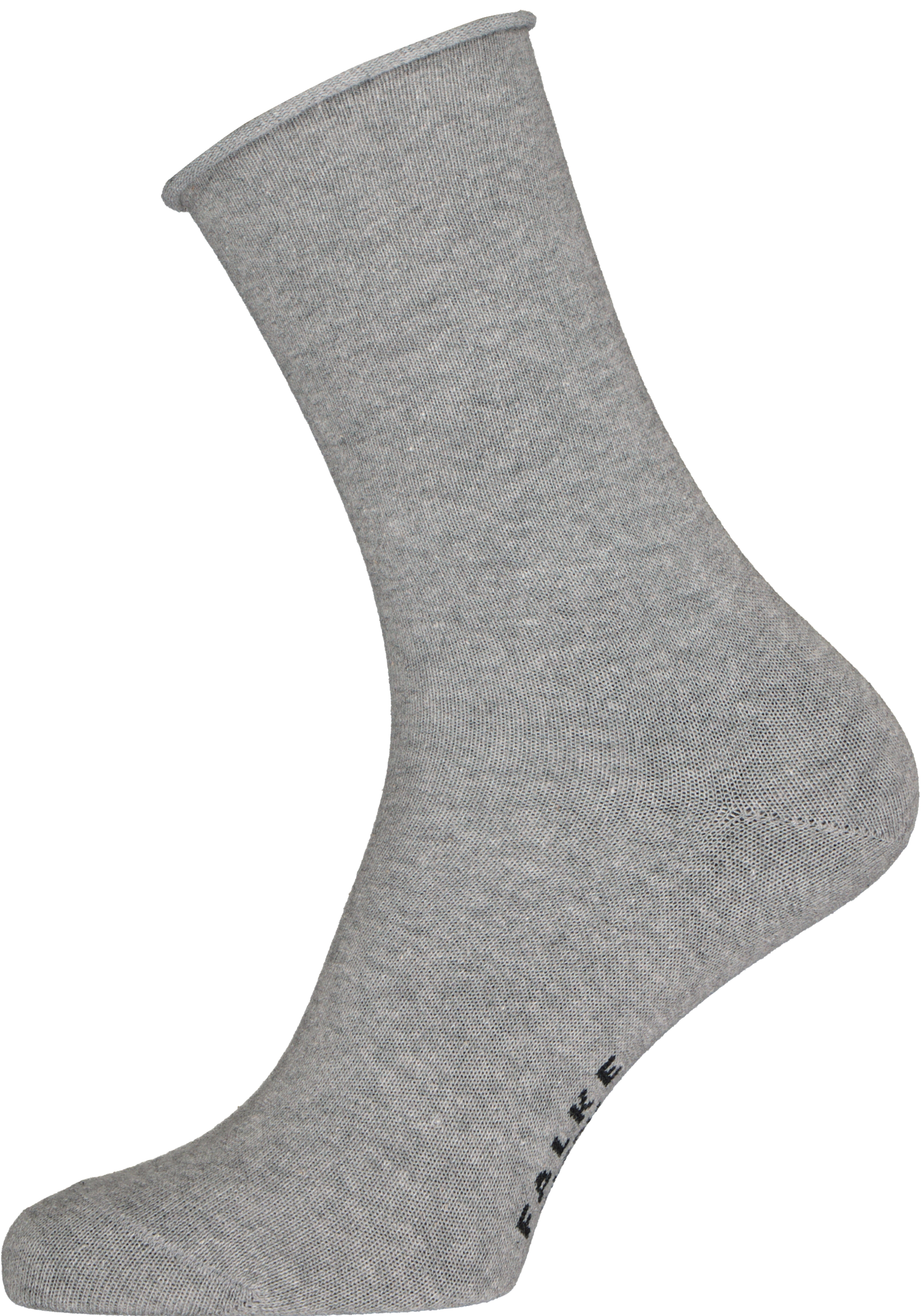 FALKE Happy damessokken (2-pack), katoen, lichtgrijs (light grey melange)