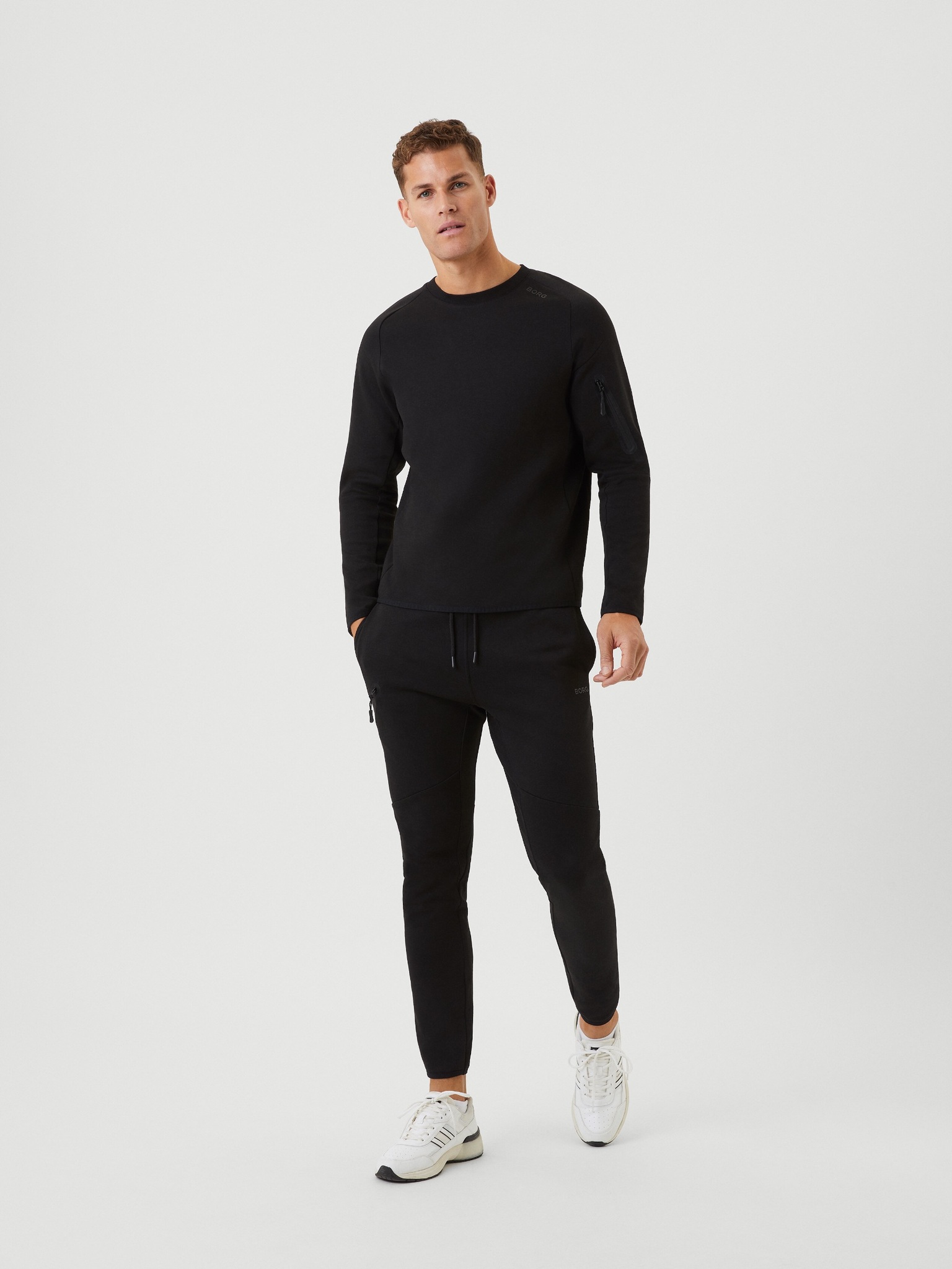 Bjorn Borg tech sweat crew, zwart