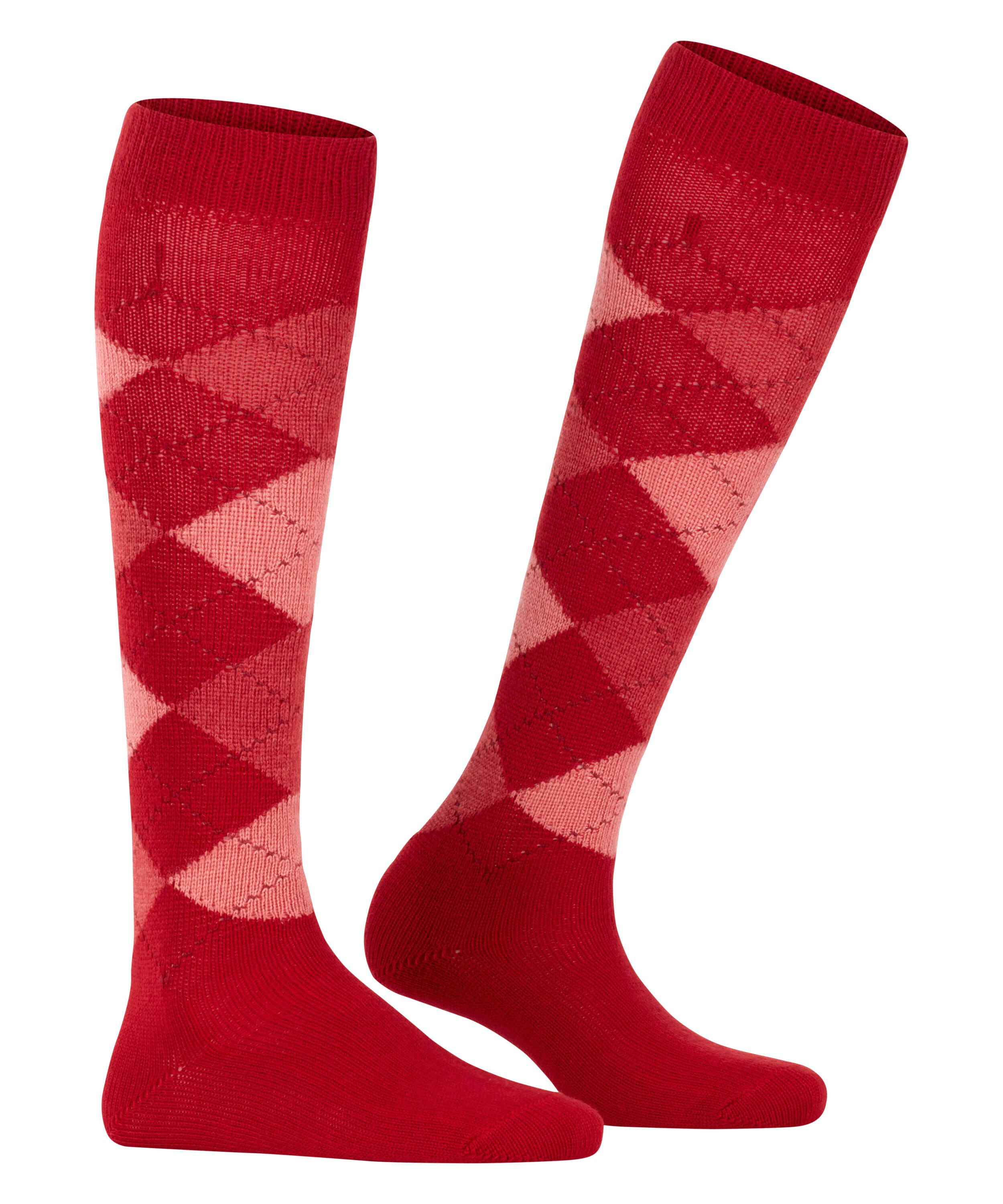 Burlington Whitby dames kniekousen, rood (vermillion red)