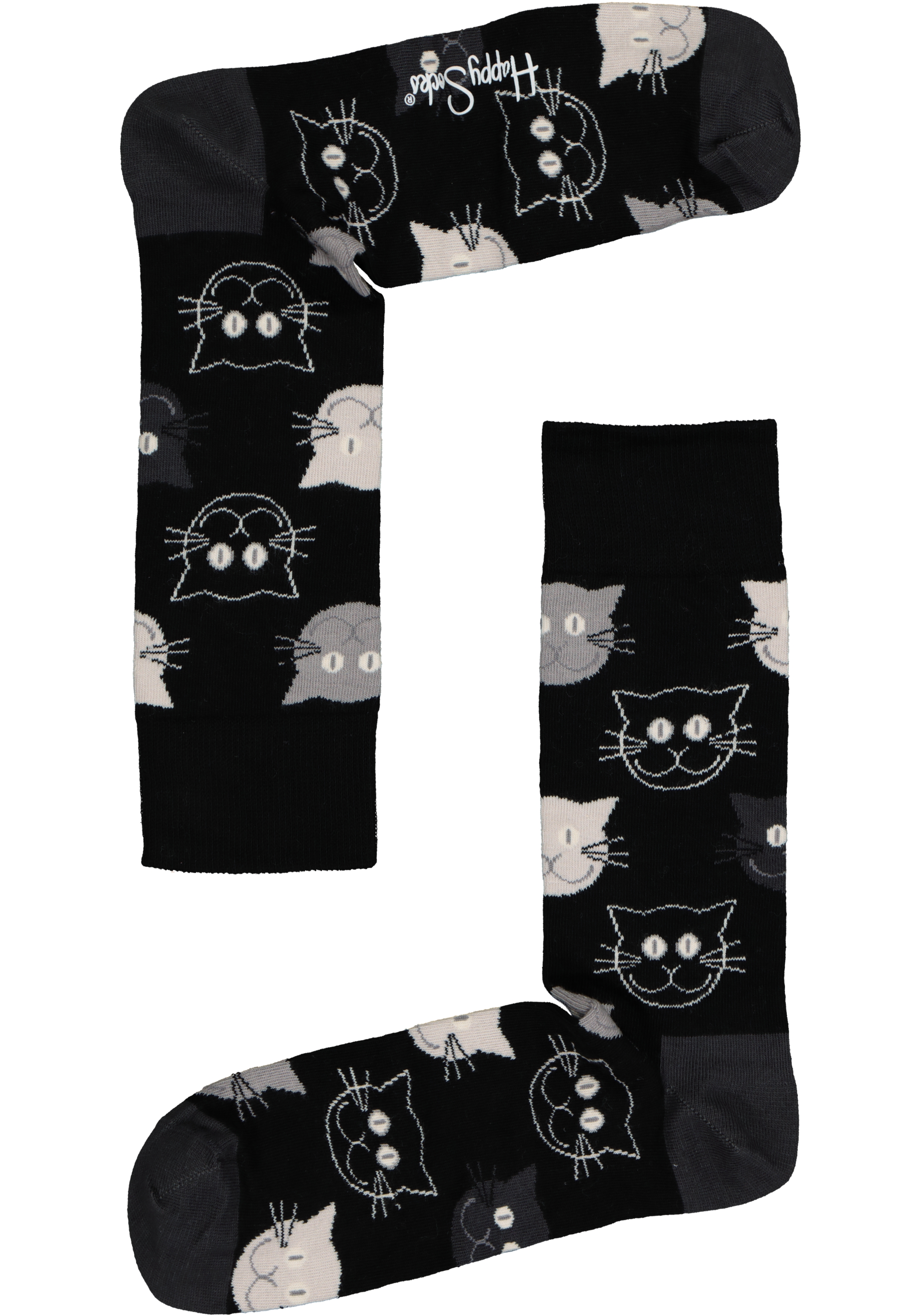 Happy Socks Mixed Cat Socks Gift Set (3-pack)