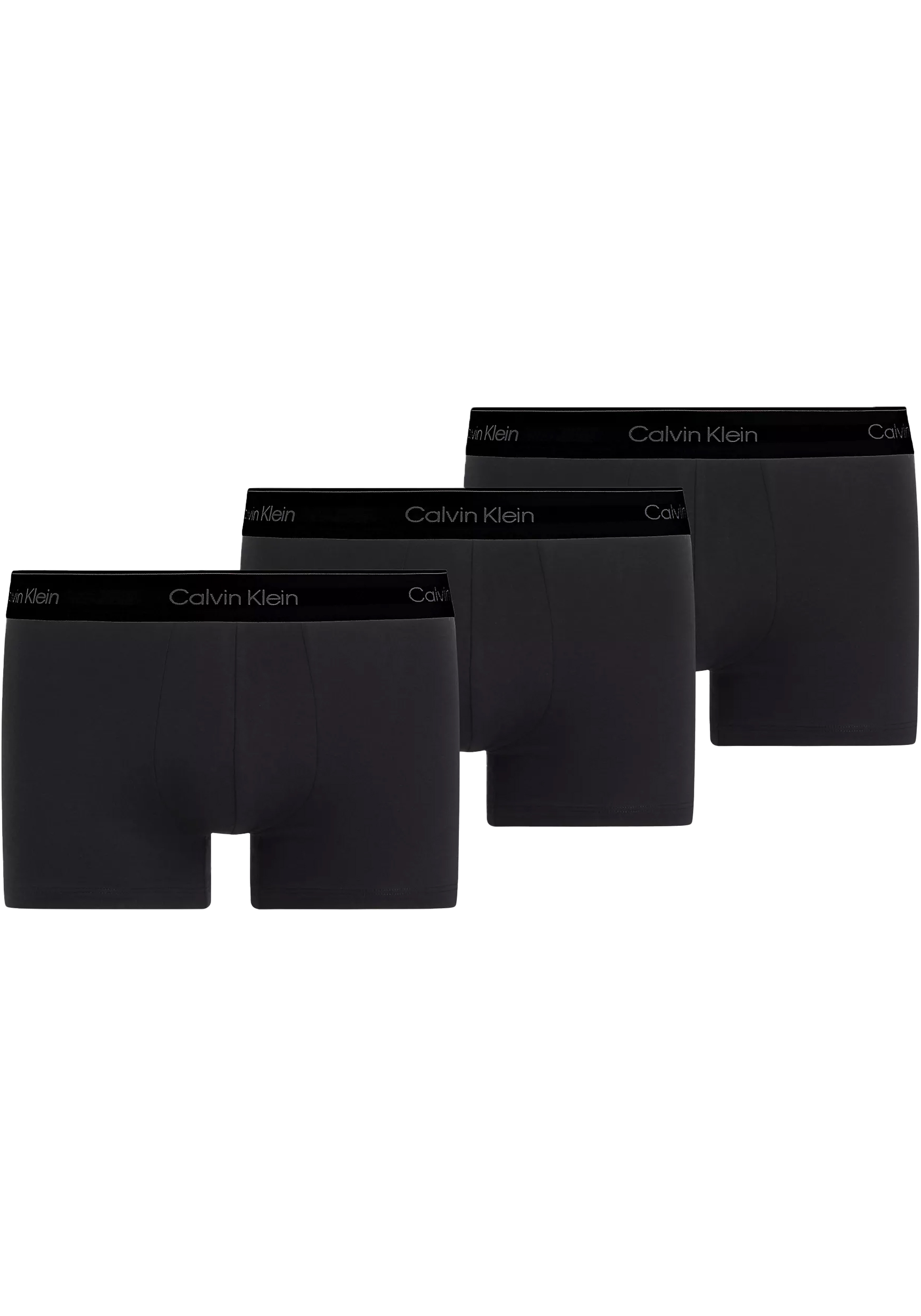 Calvin Klein Trunk (3-pack), heren boxers normale lengte, zwart