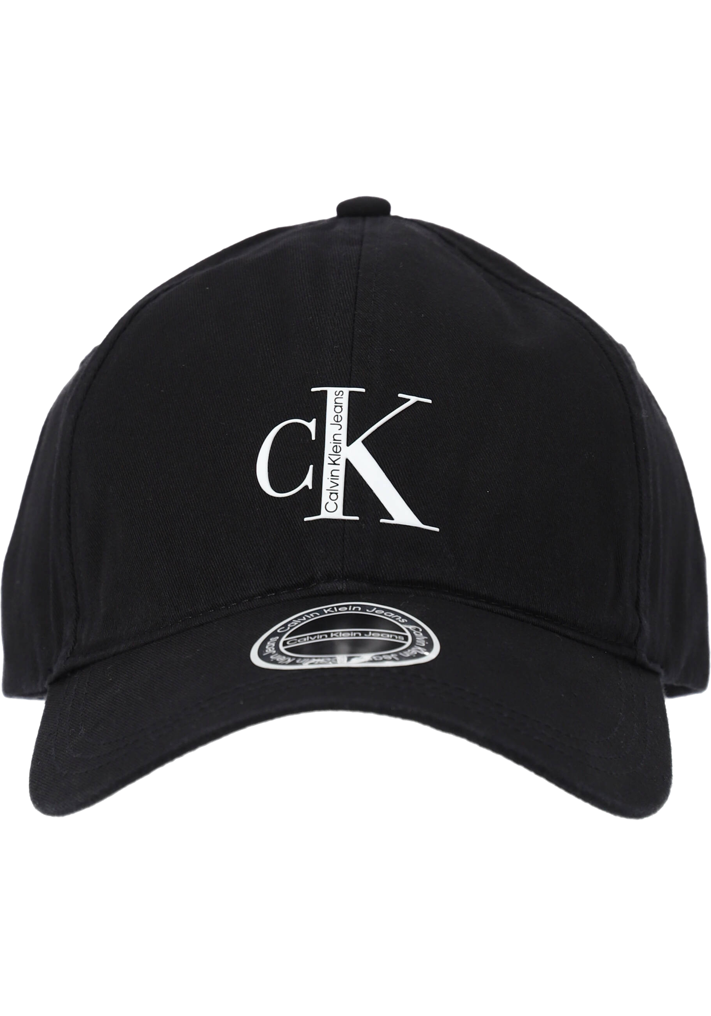 Calvin Klein pet met logo, zwart met wit cK logo