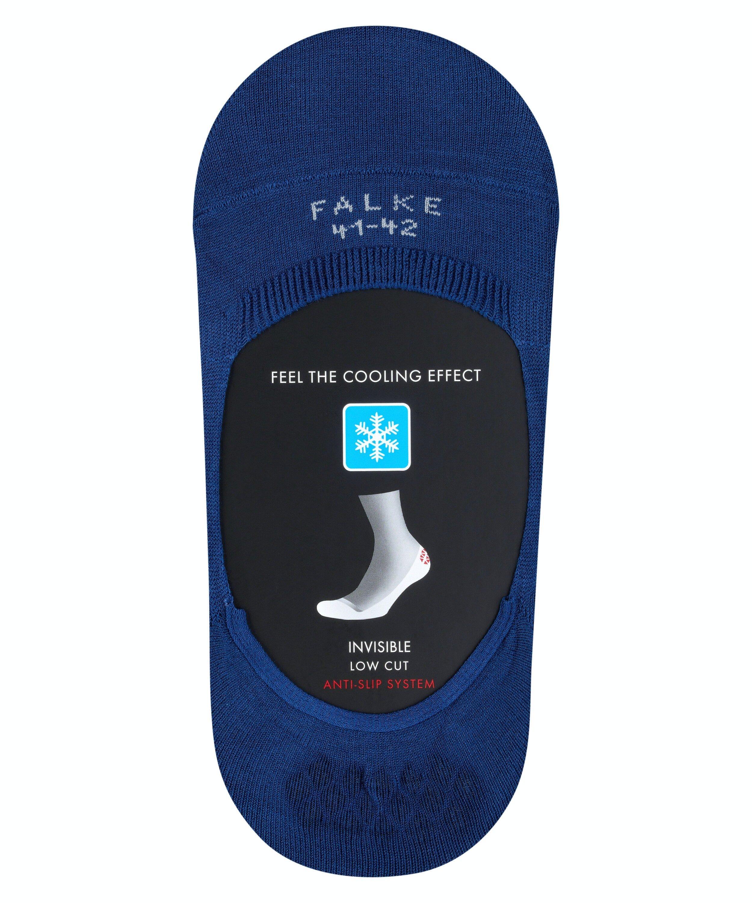 FALKE Cool 24/7 invisible herensokken, blauw (royal blue)