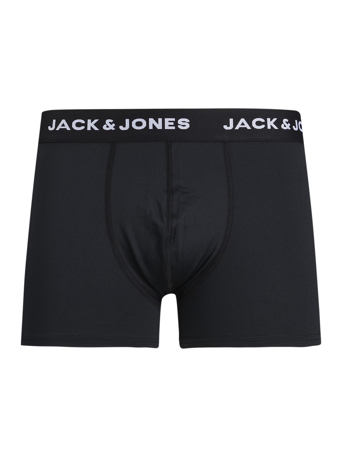 JACK & JONES Jacbase microfiber trunks (3-pack), heren boxers normale lengte, zwart