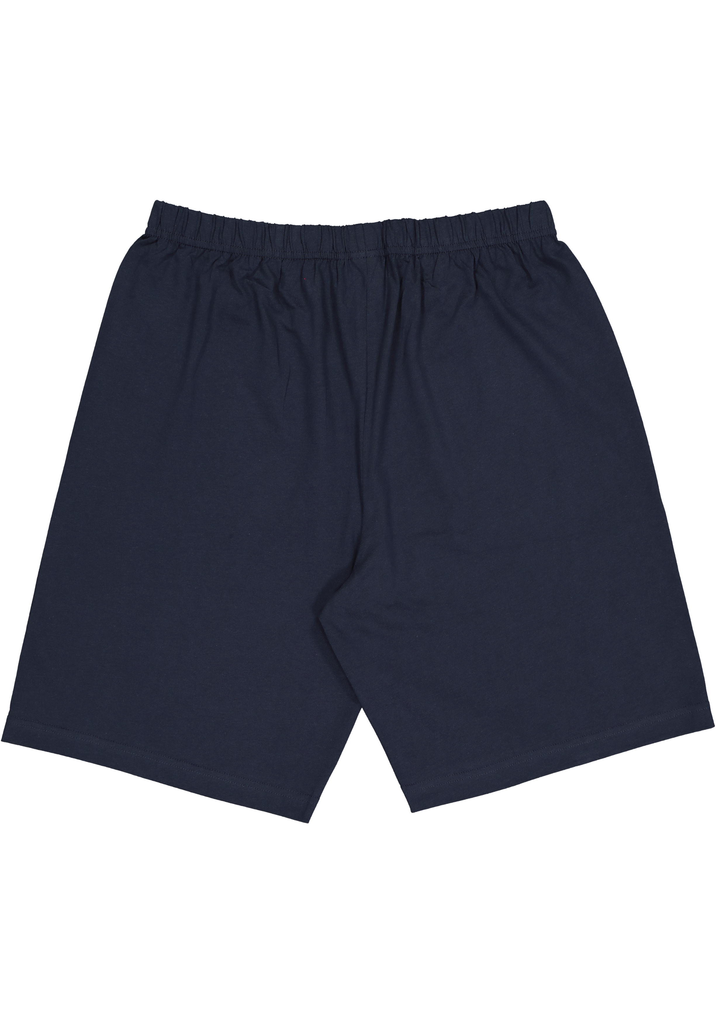 Gotzburg heren shortama met knoopjes, blauw met lichtblauw en wit dessin