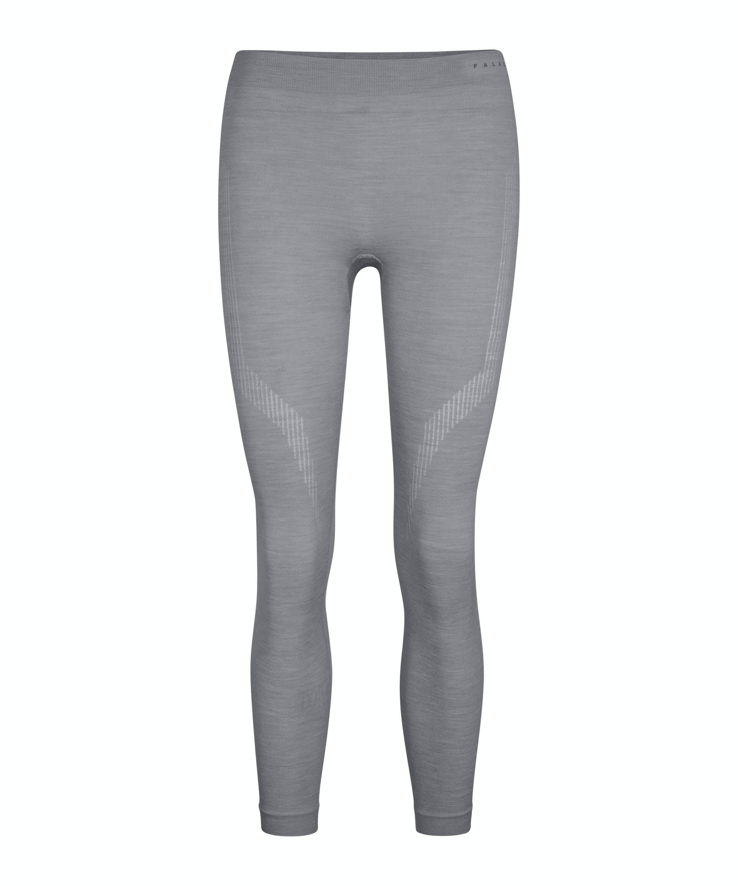 FALKE dames tights Wool-Tech, thermobroek, grijs (grey-heather)