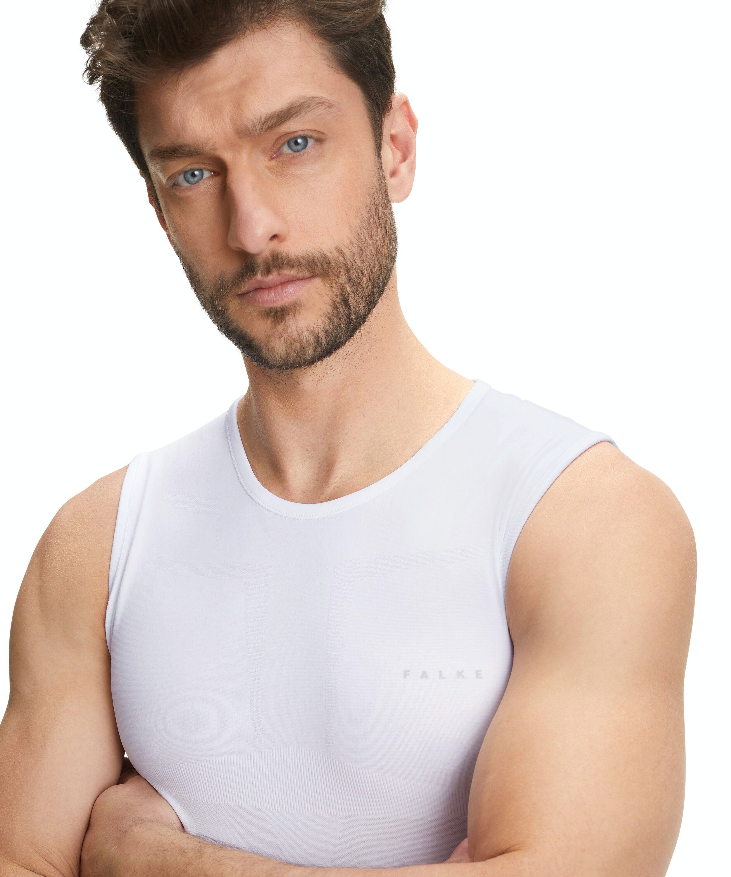 FALKE heren singlet Warm, thermoshirt, wit (white)