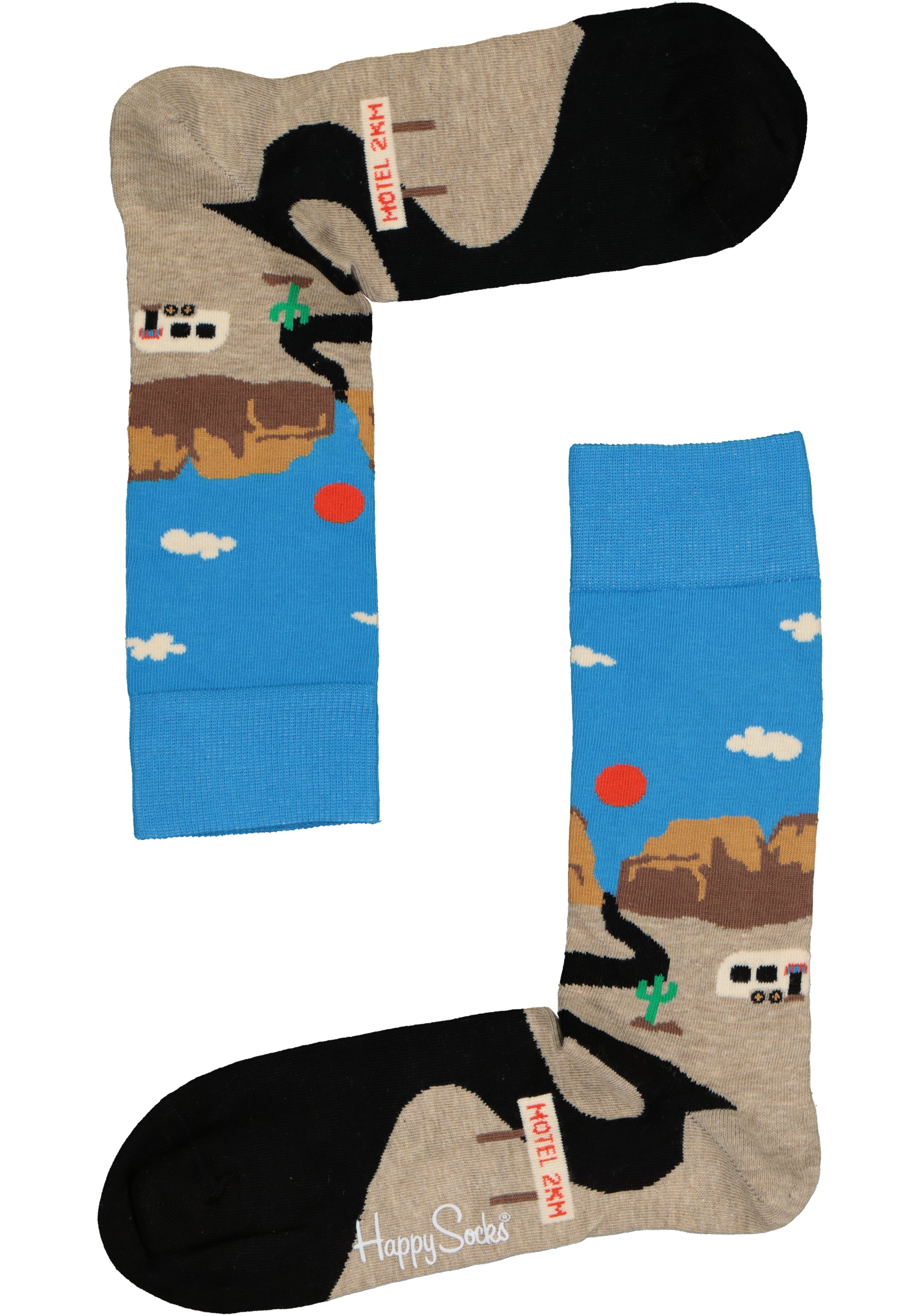 Happy Socks Welcome To.. Socks Gift Set (3-pack), unisex sokken in cadeauverpakking