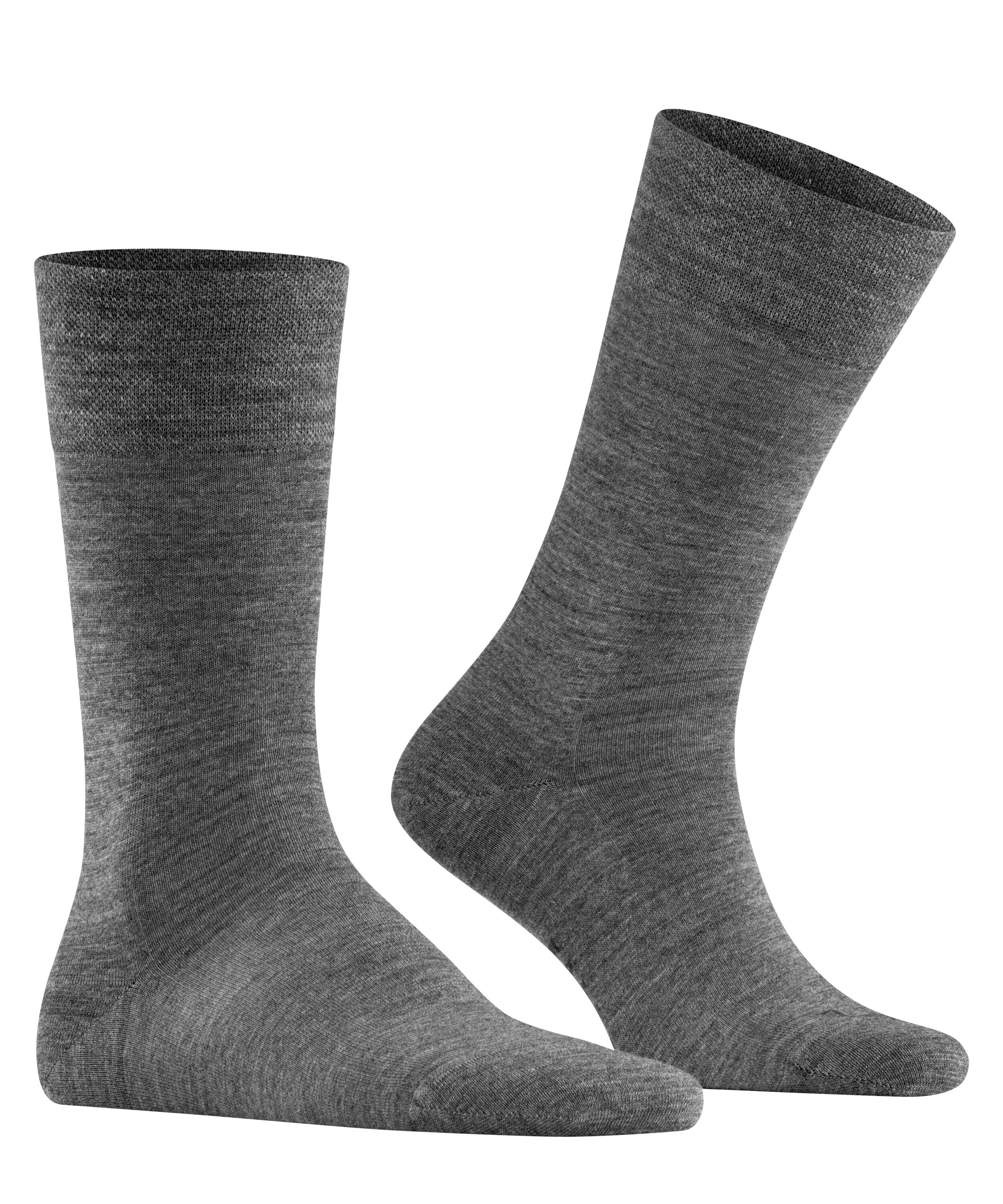 FALKE Sensitive Berlin herensokken, grijs (dark grey)