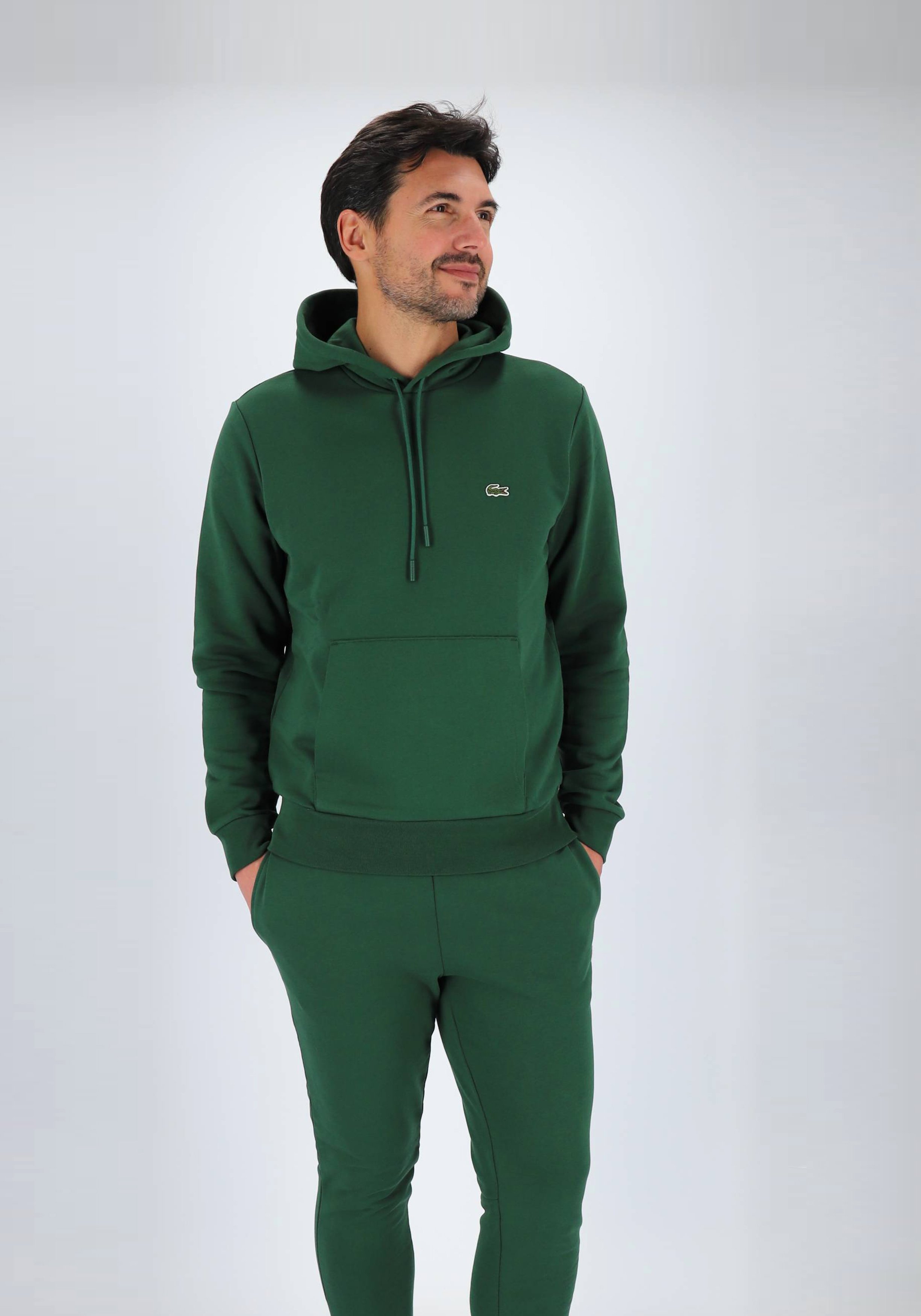 Lacoste heren hoodie sweatshirt, groen