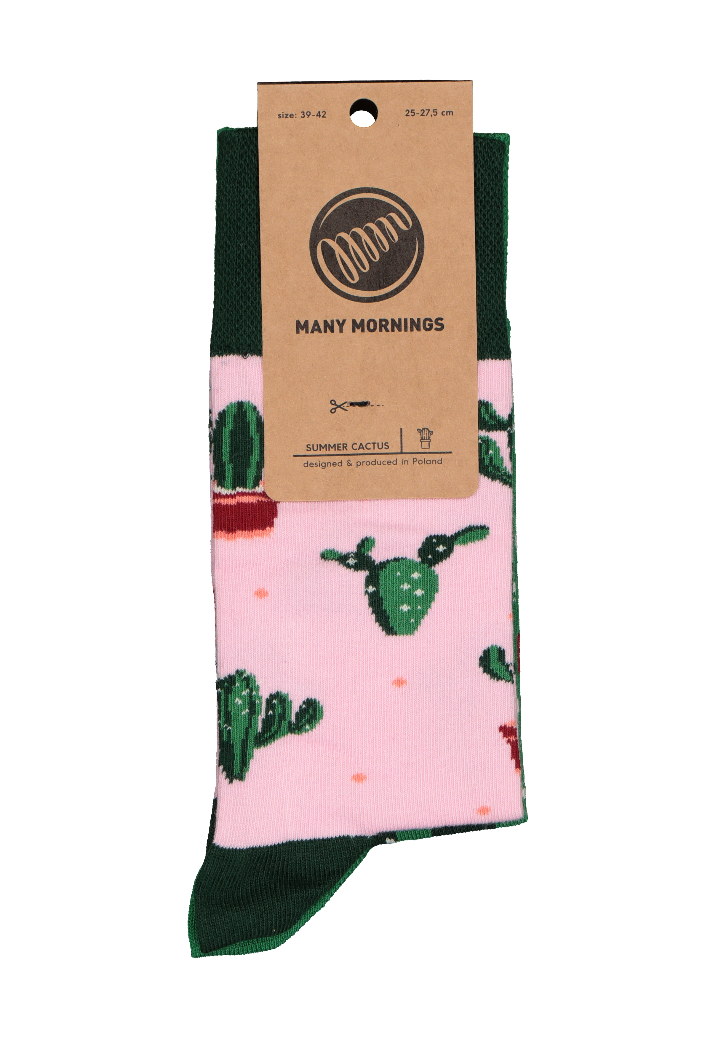 Many Mornings unisex sokken Summer Cactus