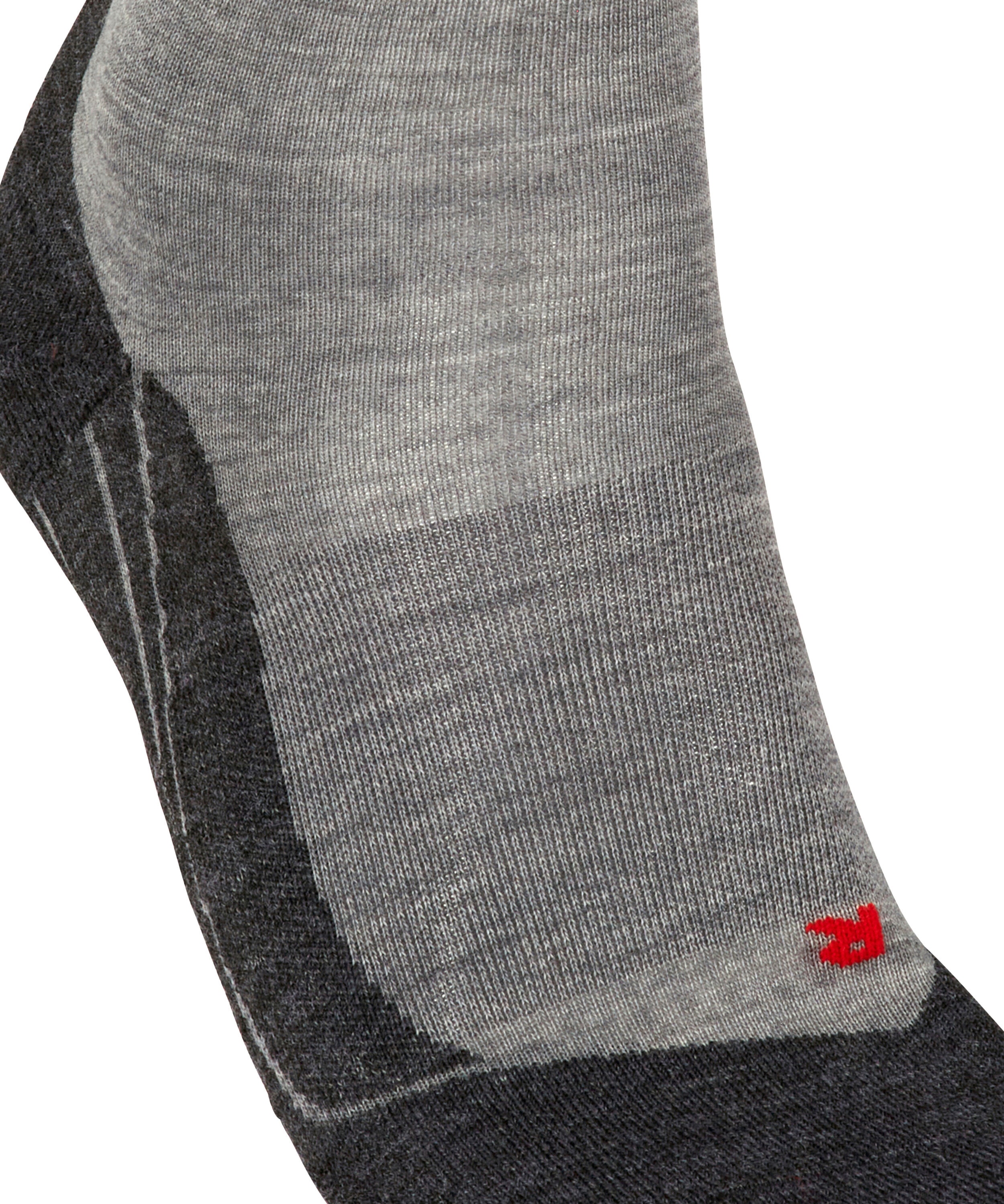 FALKE RU4 Endurance Wool dames running sokken, grijs (light grey melangeange)