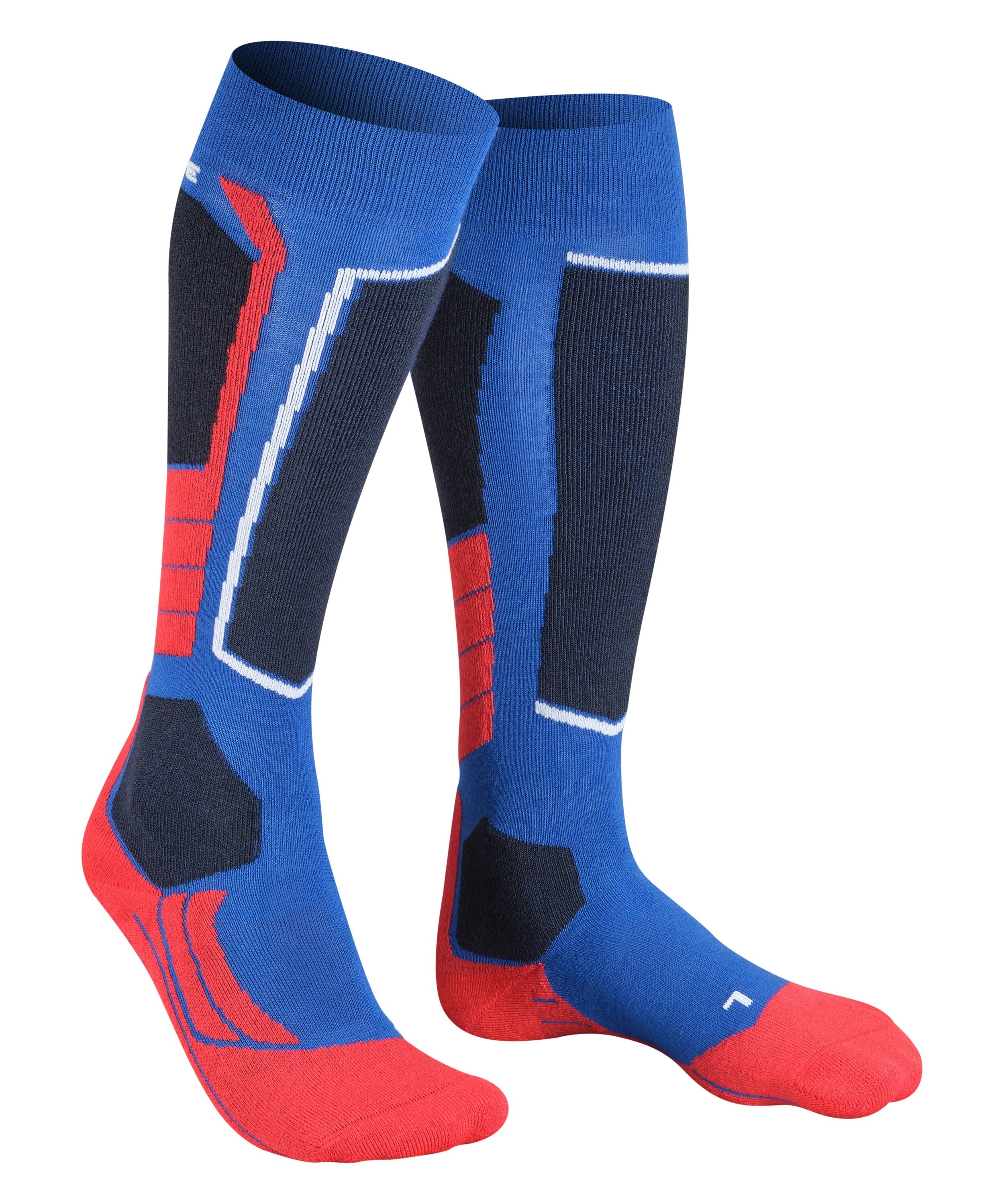 FALKE SK2 Intermediate heren skiing kniekousen, blauw (olympic)