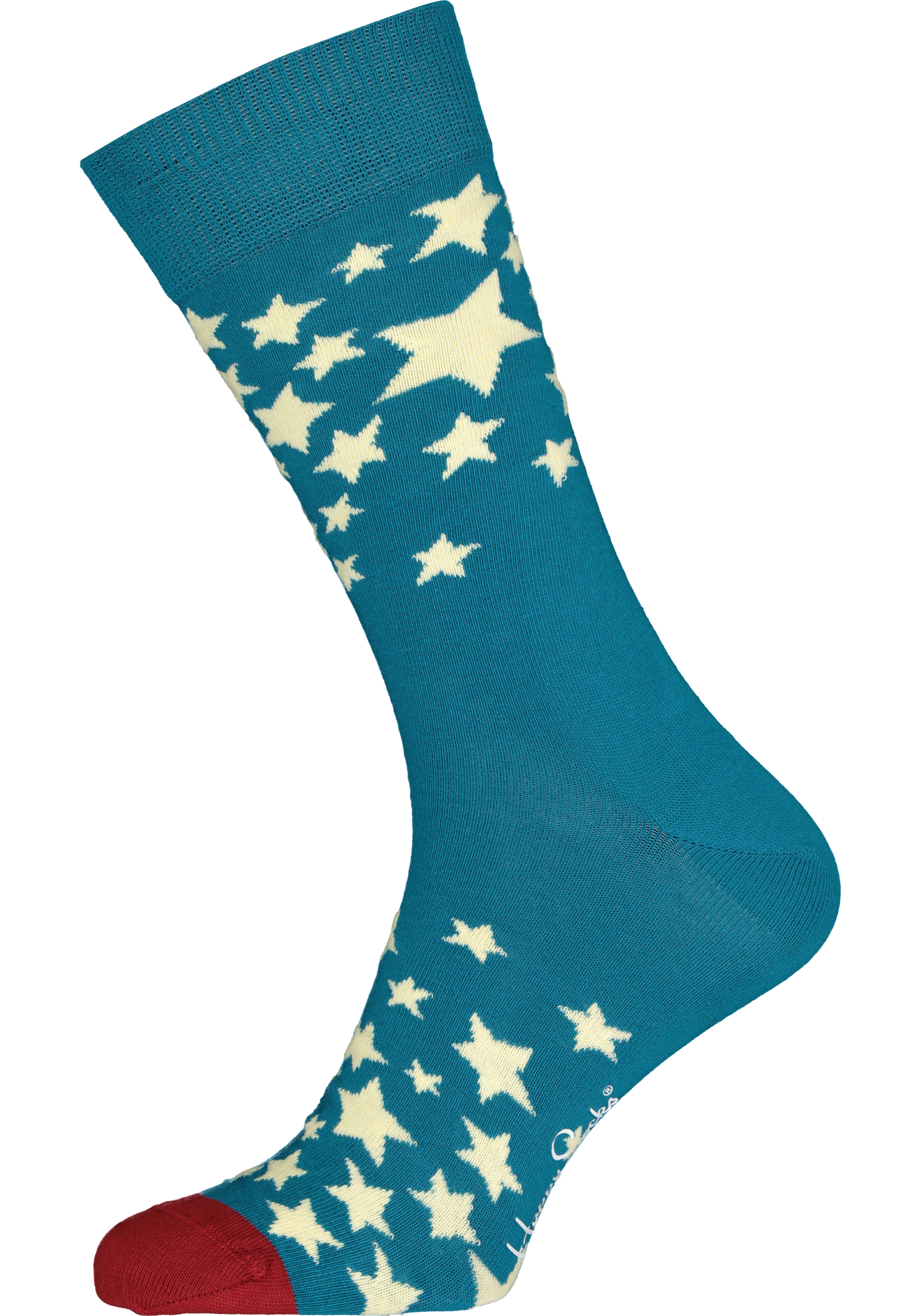 Happy Socks Stars Sock, blauwe strerrenhemel