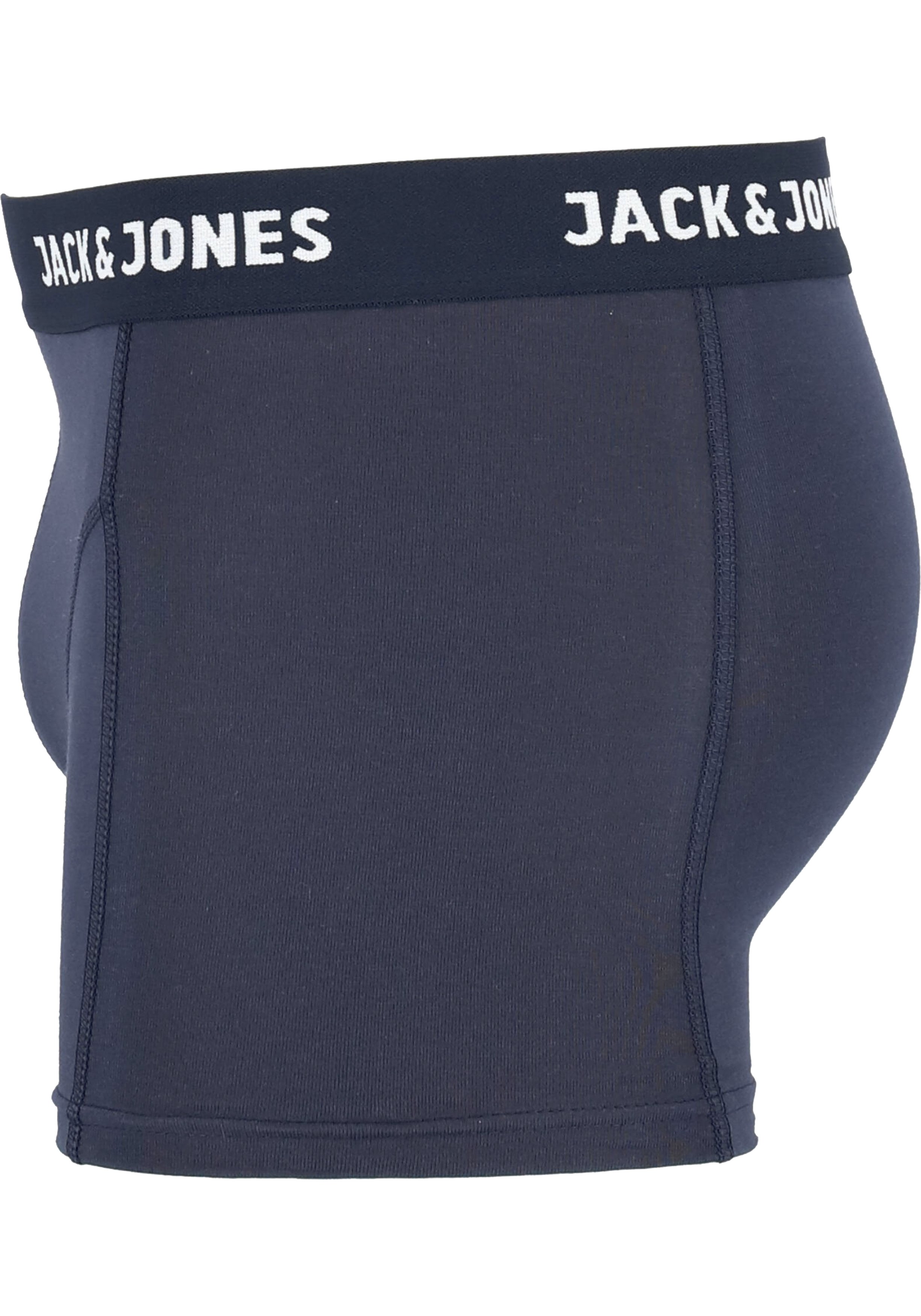 Jack & Jones heren boxers Jacanthony trunks (3-pack), navy blauw