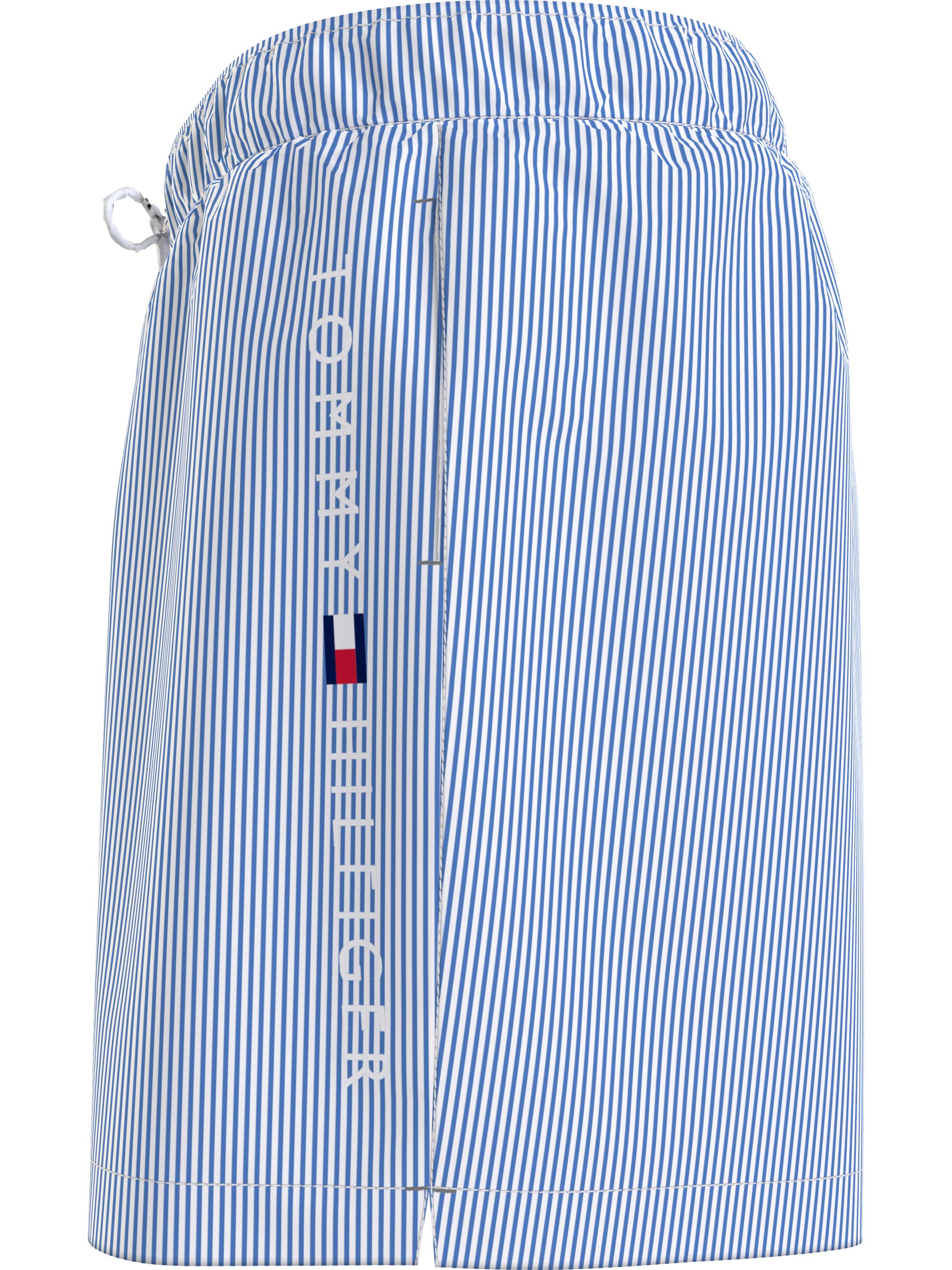 Tommy Hilfiger Medium Drawstring swimshort, heren zwembroek, blauw gestreept