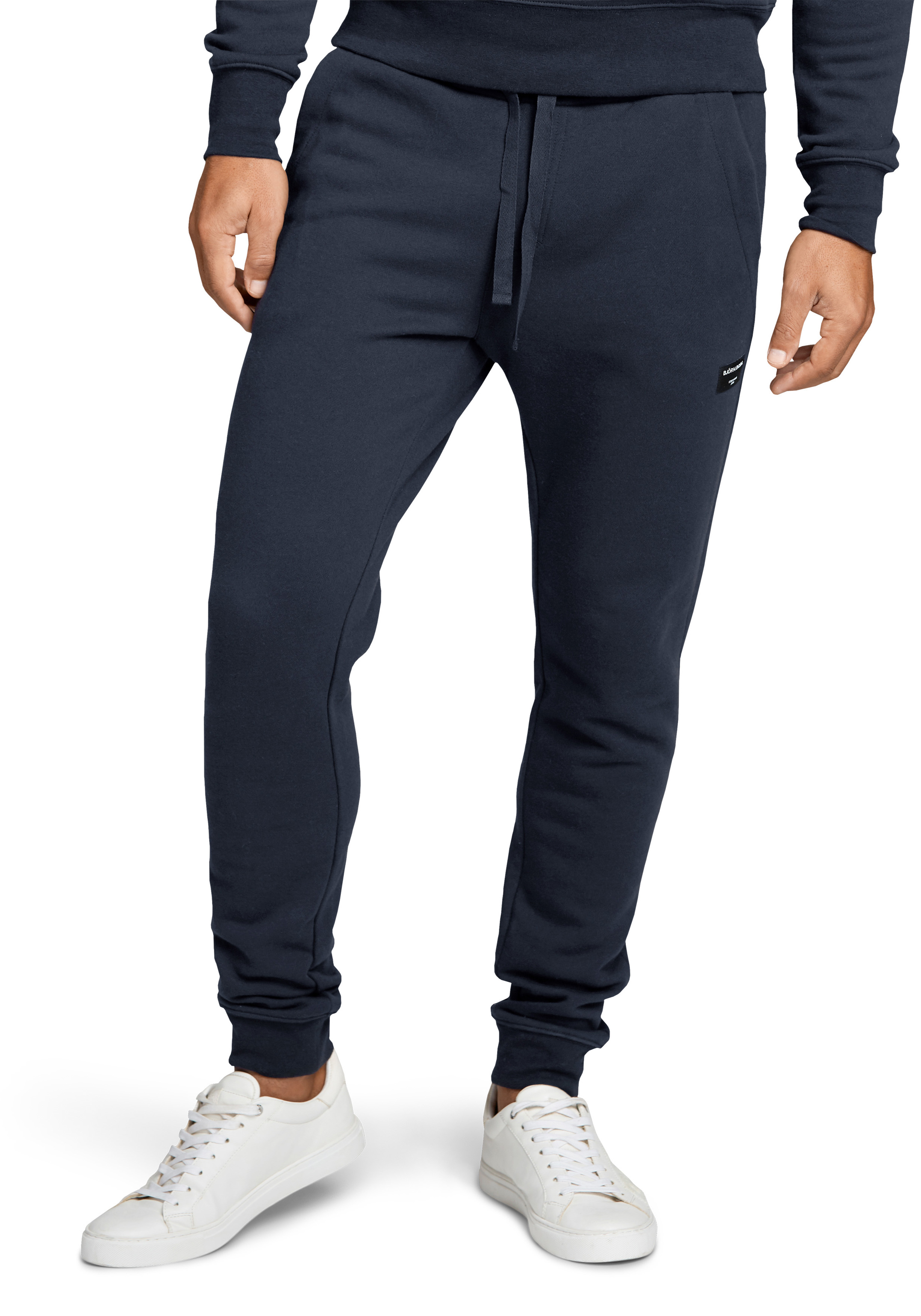 Bjorn Borg tapered pant, heren joggingbroek dik, blauw