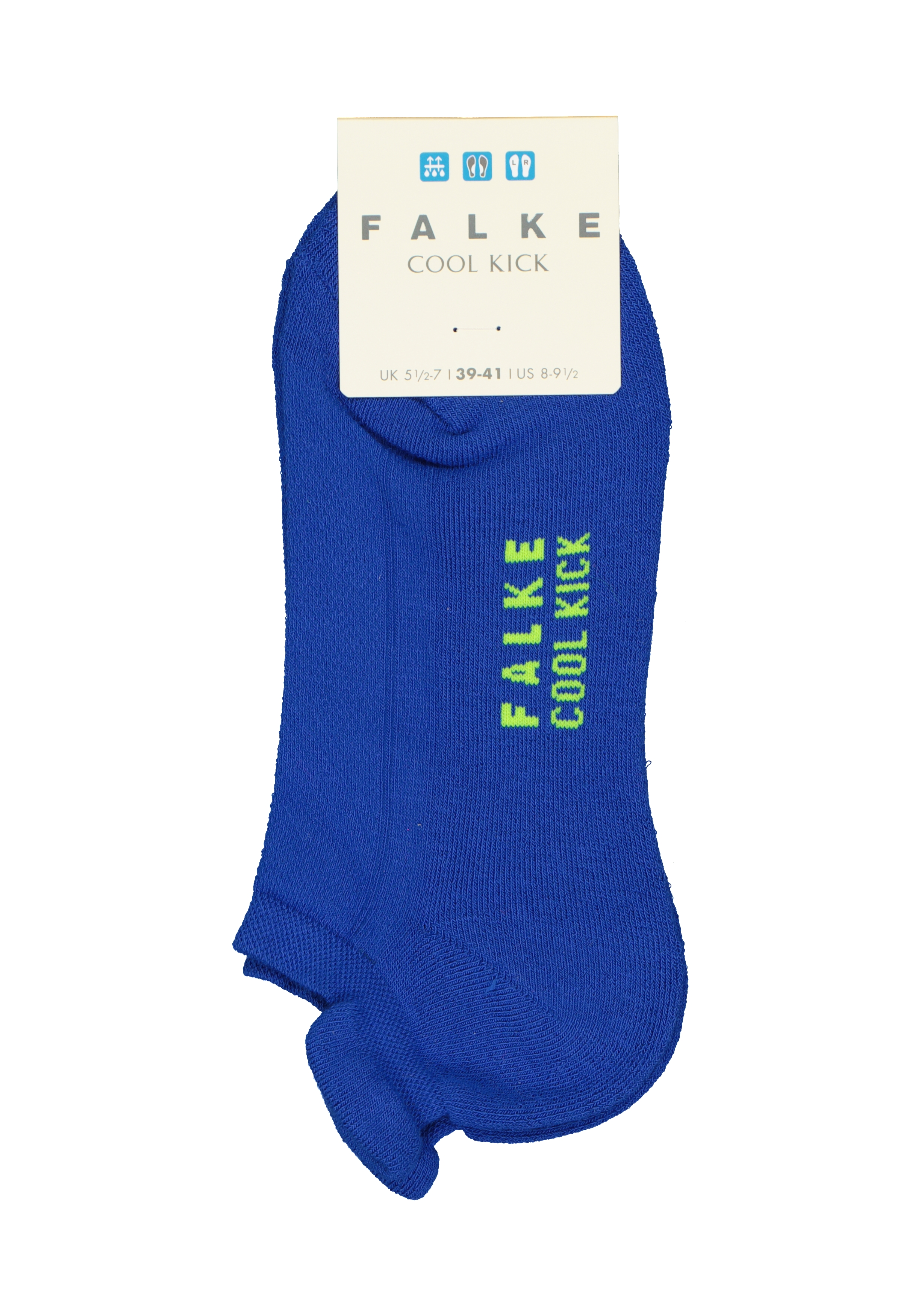 FALKE Cool Kick dames enkelsokken, kobalt blauw (cobalt)