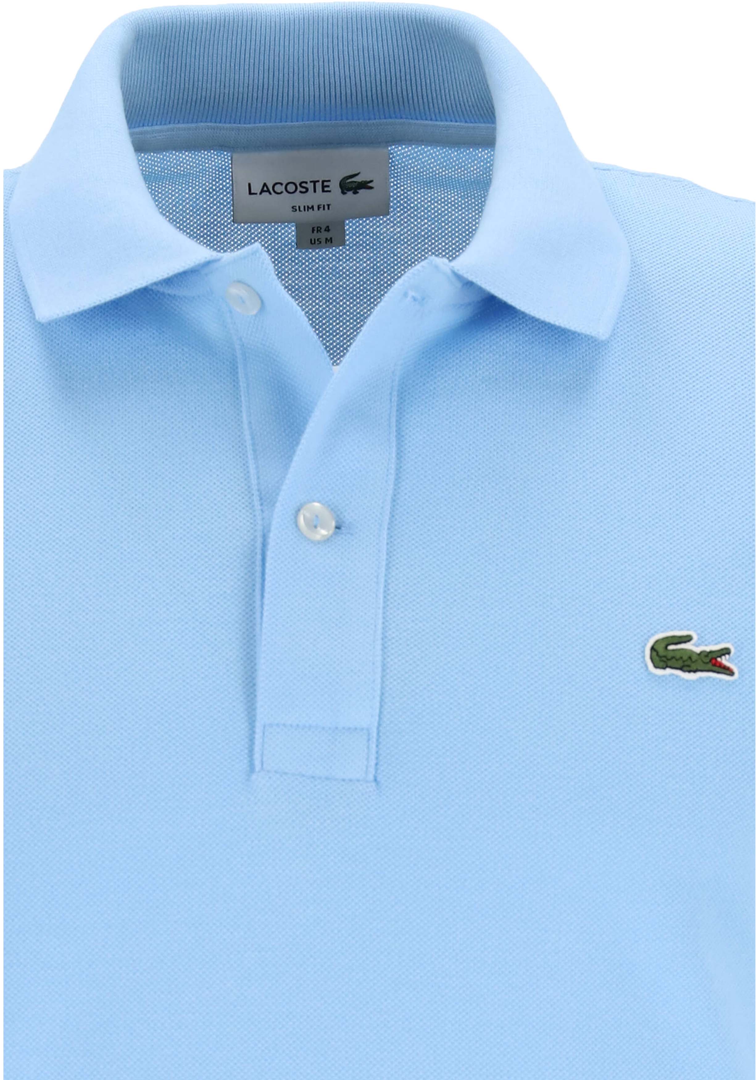 Lacoste Slim Fit polo, lucht blauw