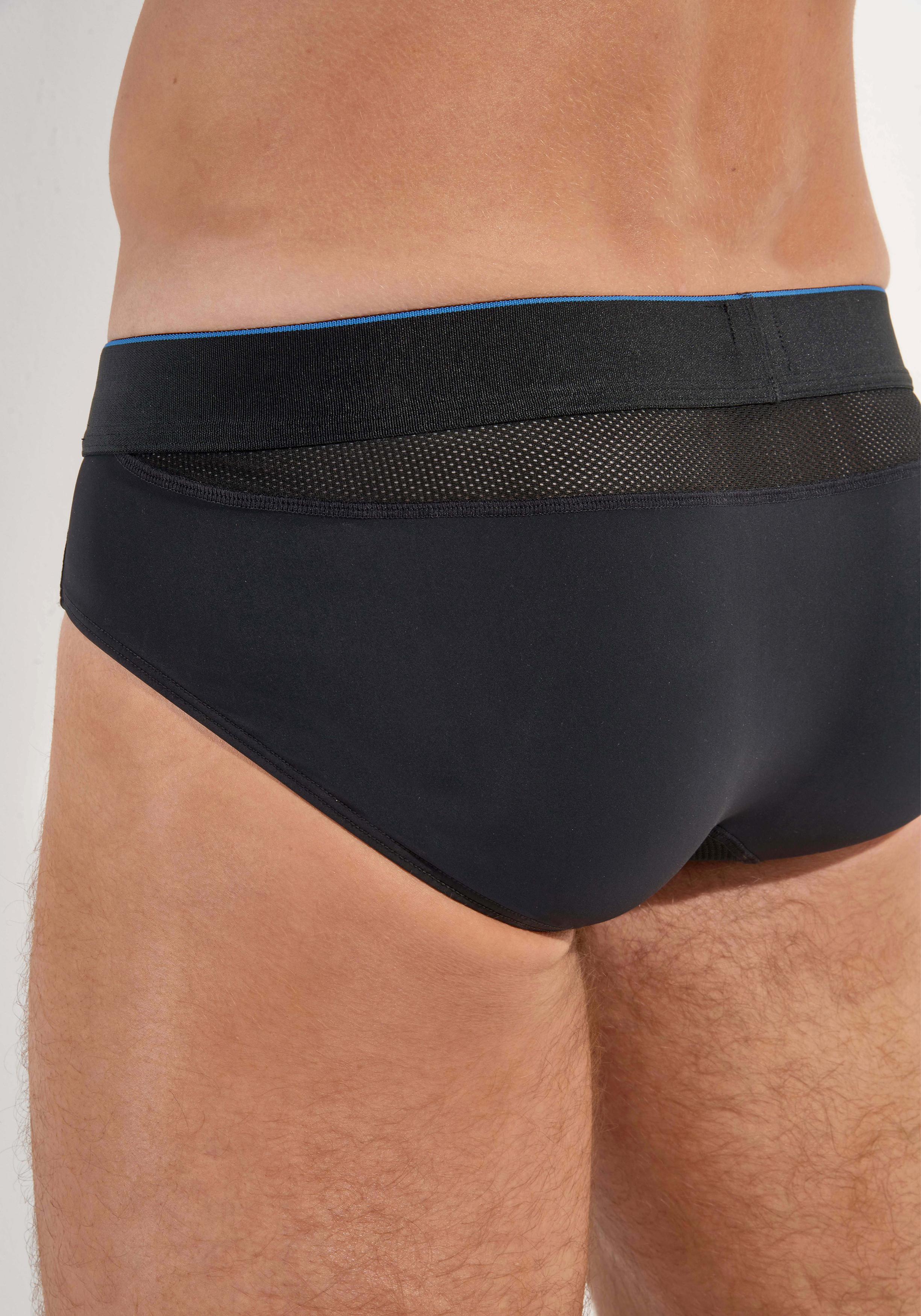 HOM Sports lab mini briefs (1-pack), heren slip, zwart