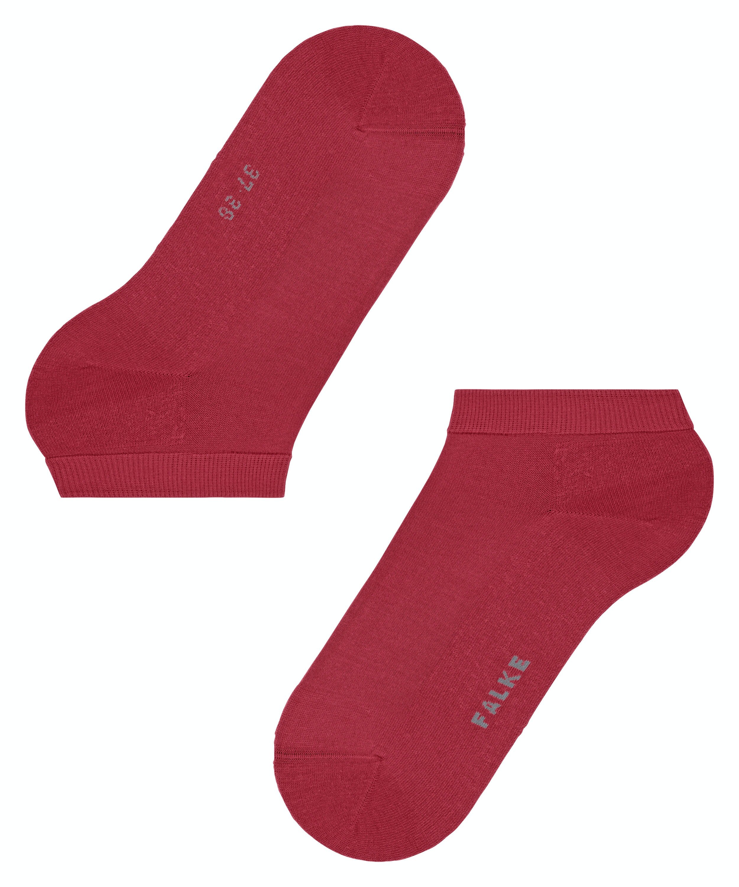 FALKE ClimaWool dames sneakersokken, rood (scarlet)