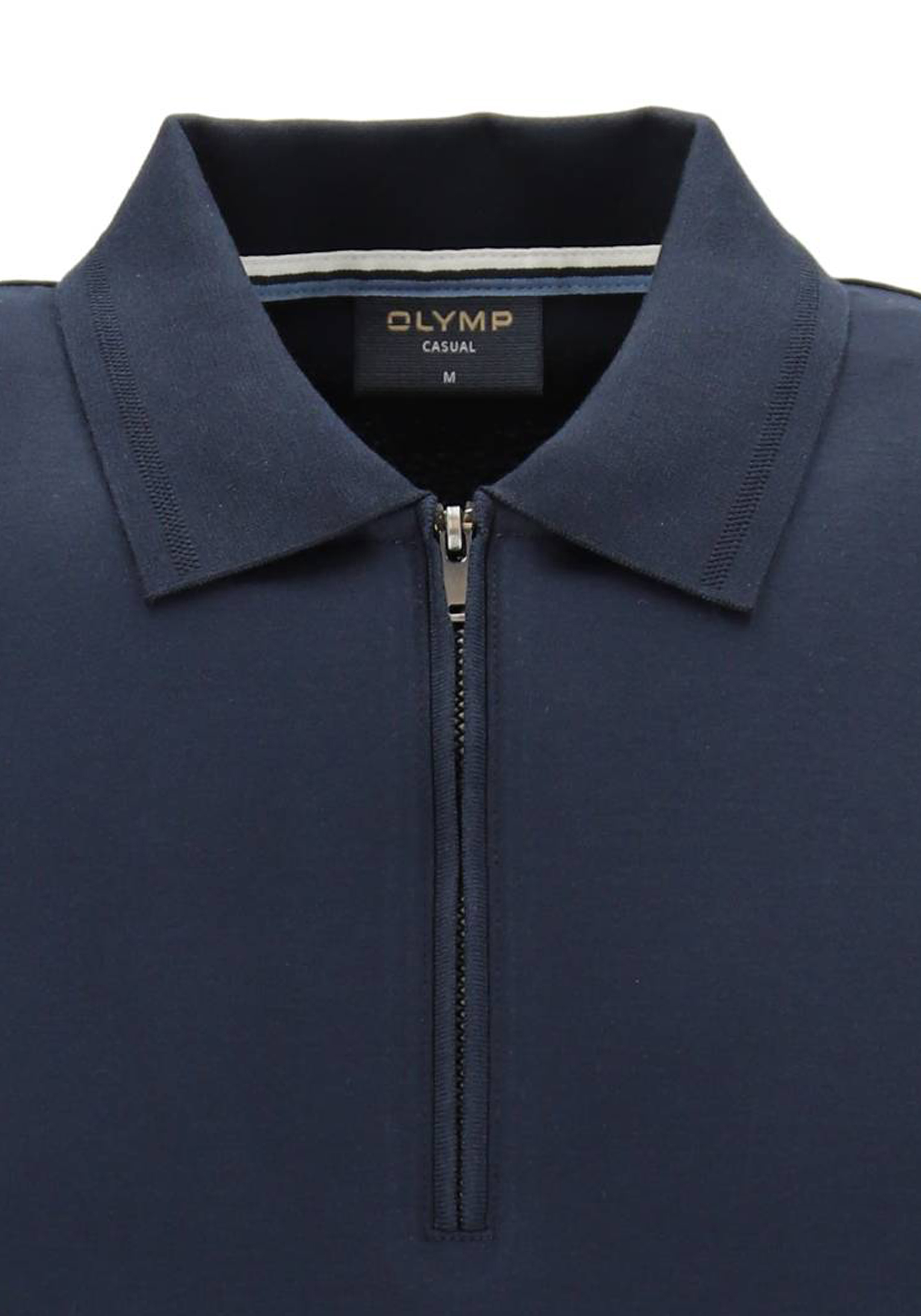 OLYMP Polo Casual, modern fit polo, marine blauw