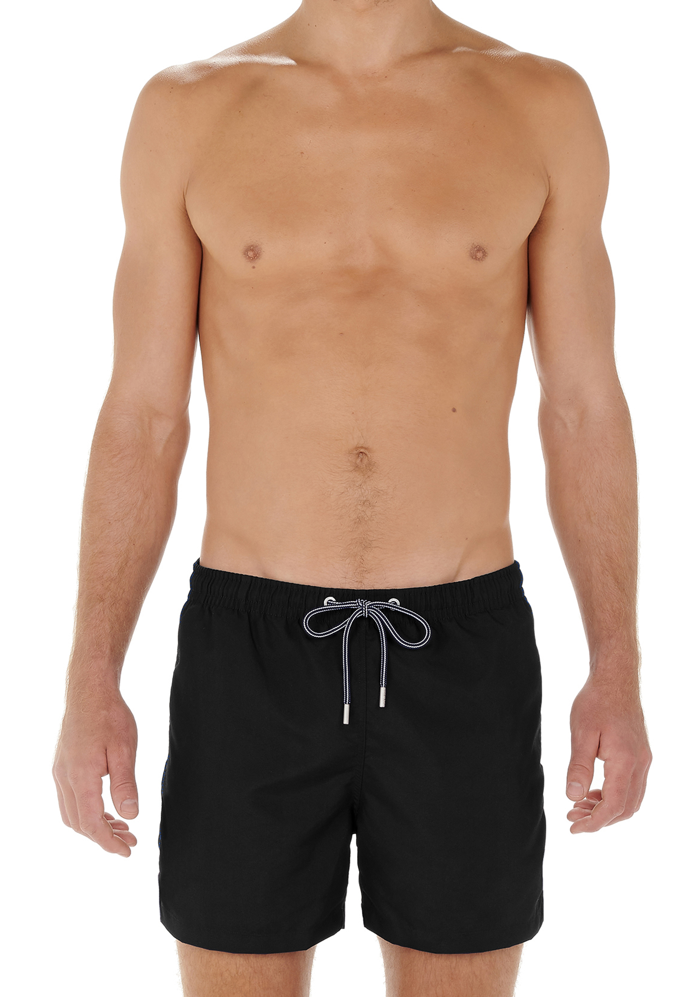 HOM Sea life beach boxer, heren zwemshort, zwart