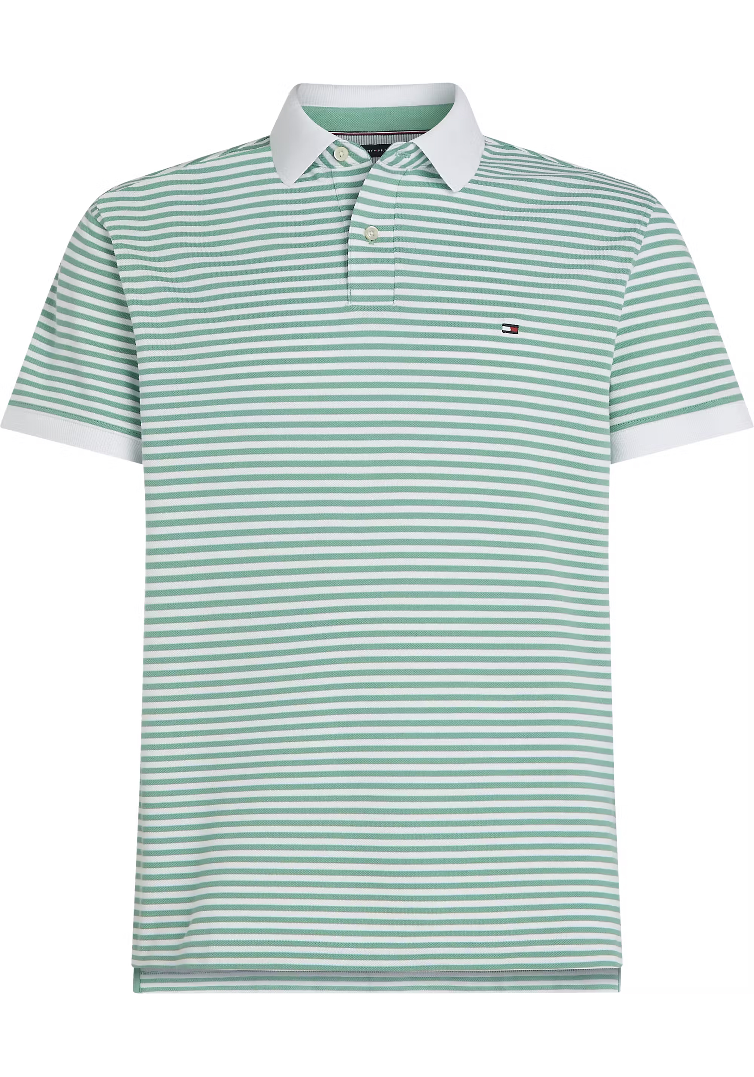 Tommy Hilfiger 1985 Regular Polo, heren poloshirt, groen