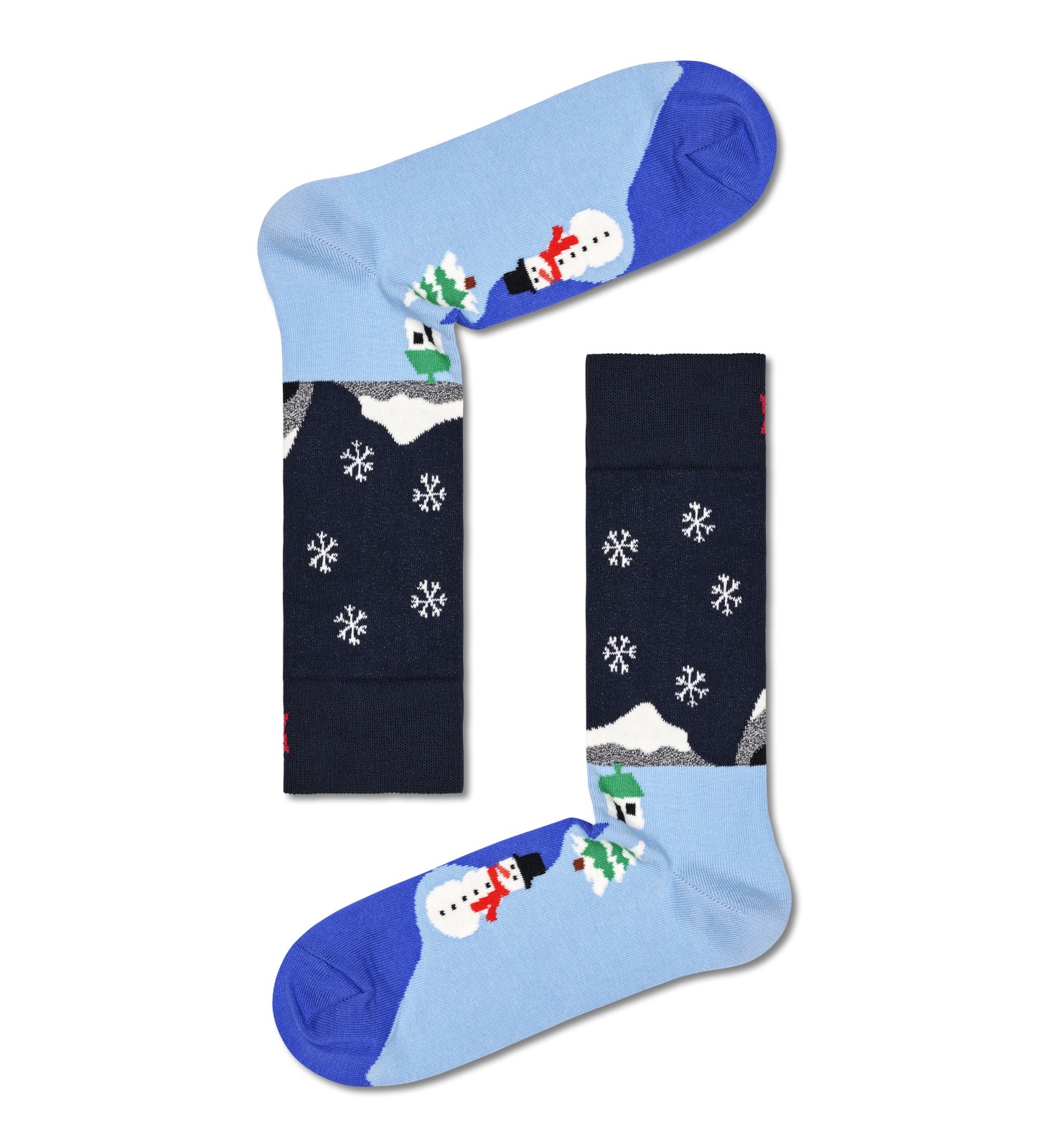 Happy Socks The Little House On The Snowland Sock, unisex sokken