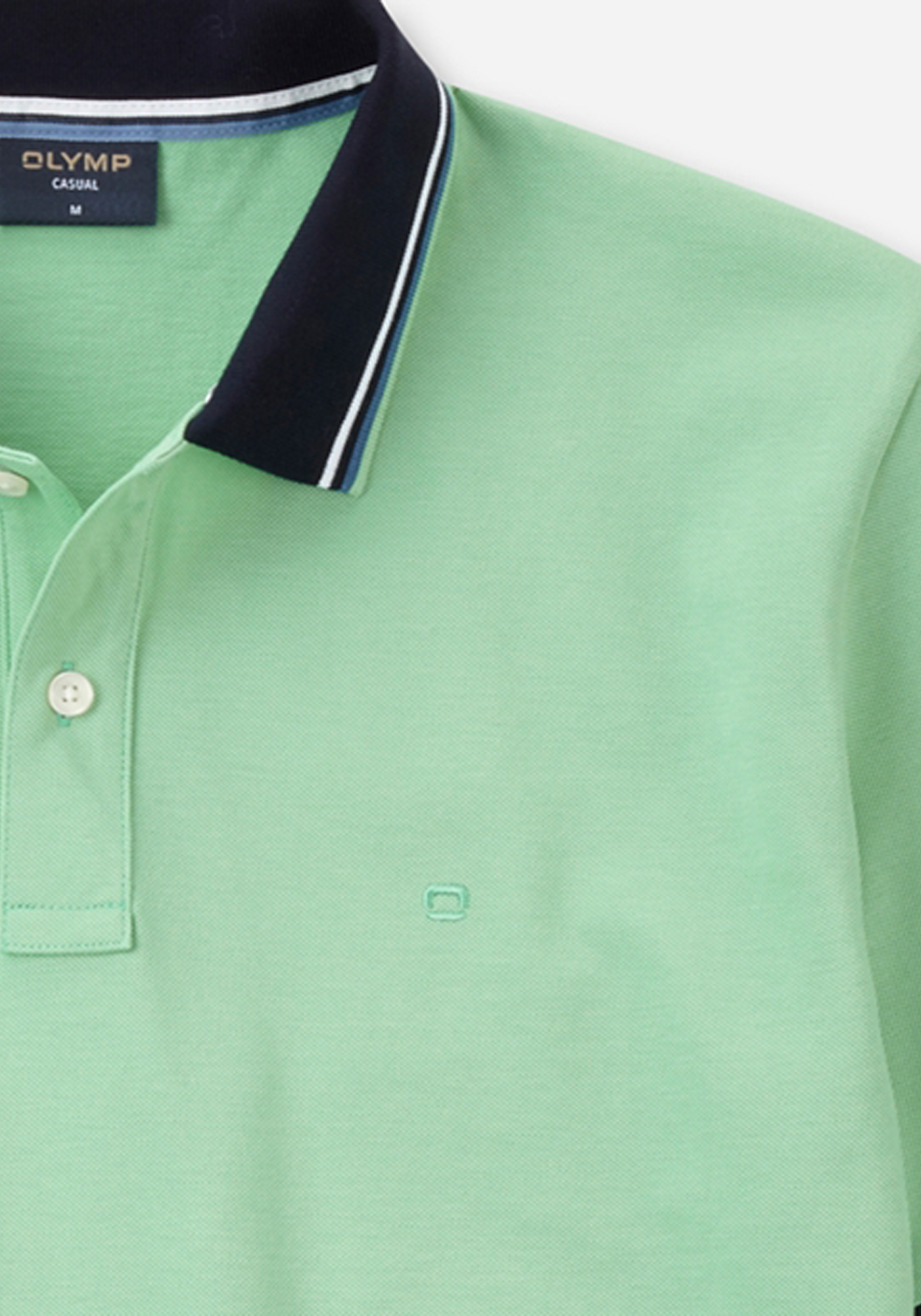 OLYMP Polo Casual, modern fit polo, mint groen