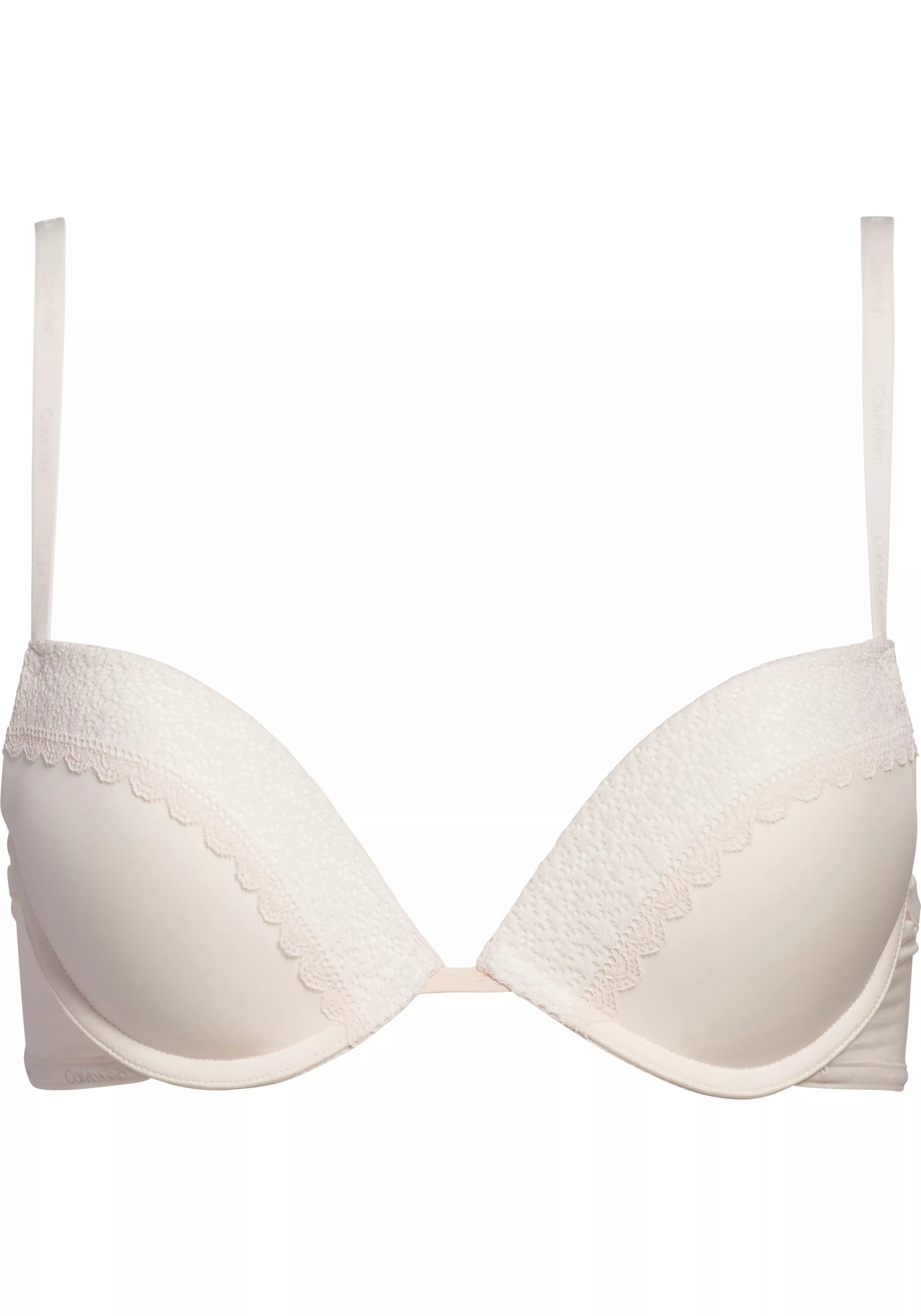 Calvin Klein dames Flirty push up plunge bra, beugel BH, roze