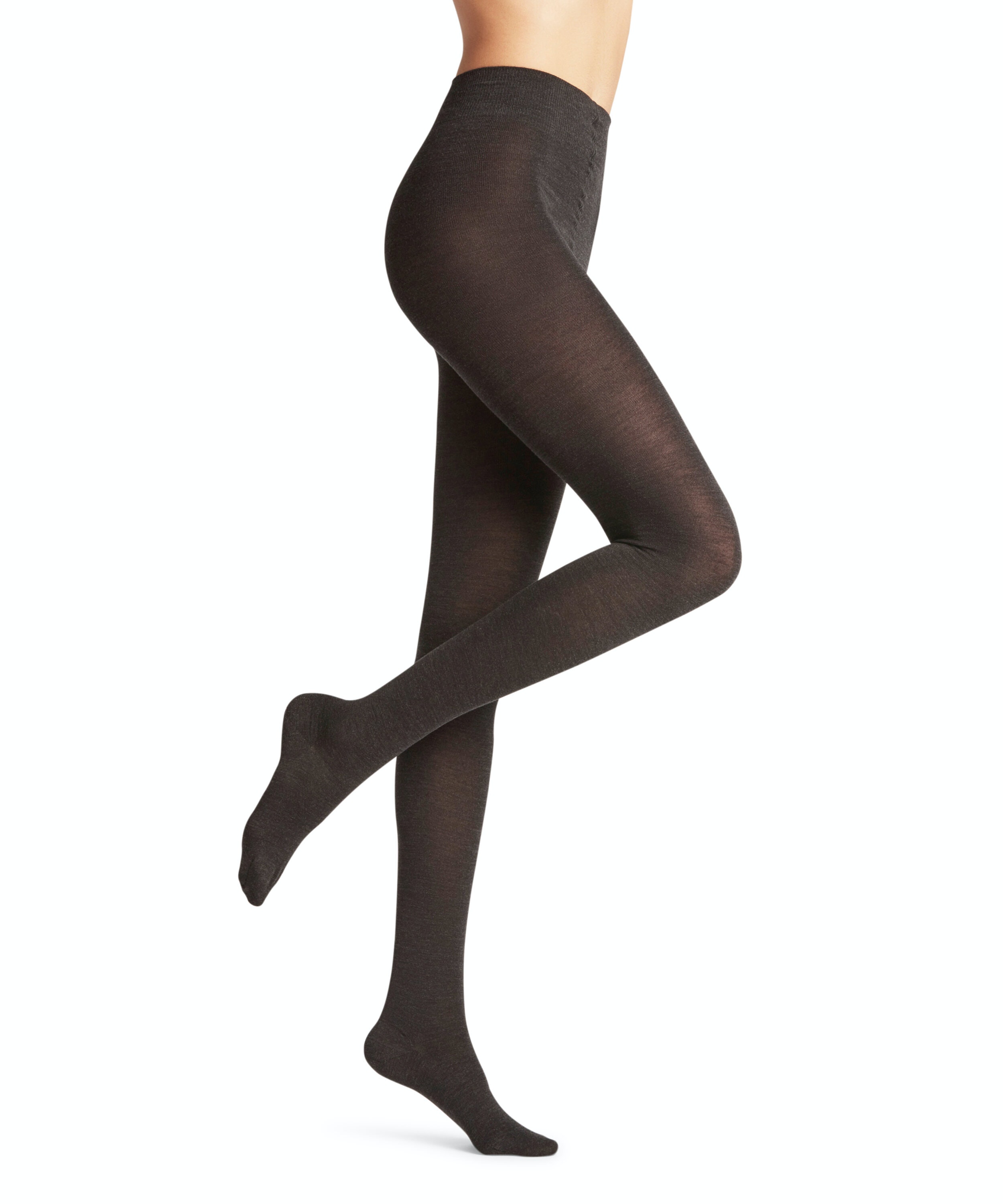 FALKE Softmerino dames panty, anthra.mel