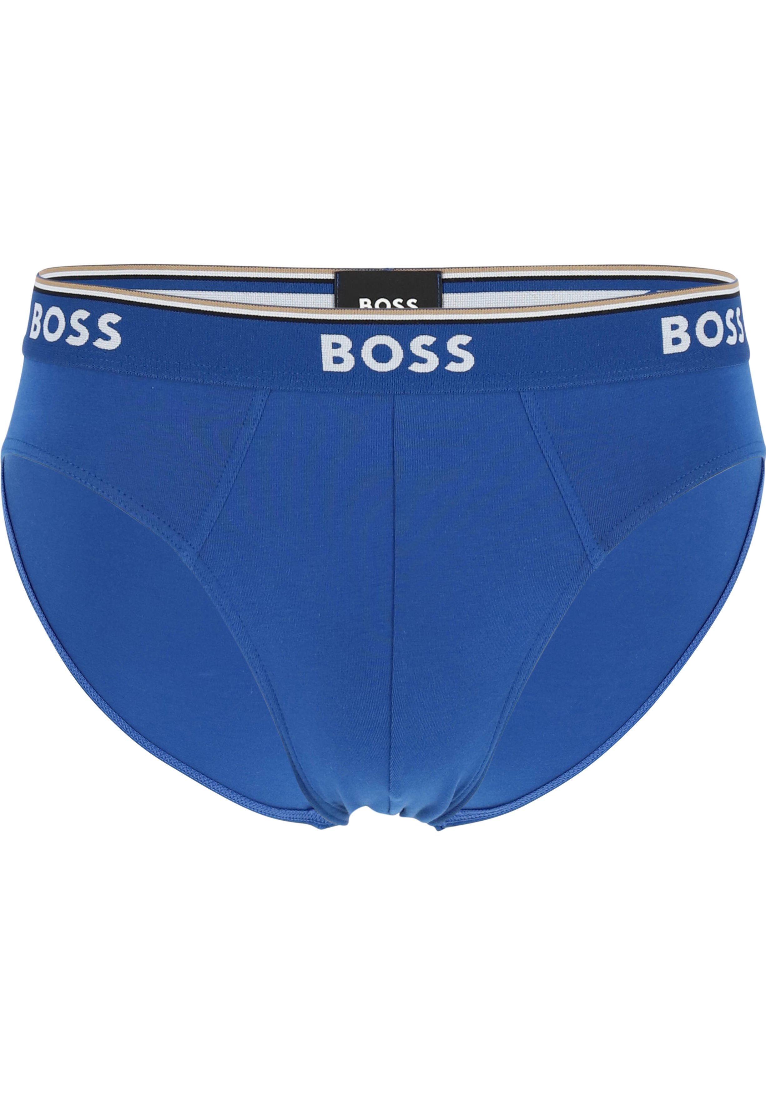 HUGO BOSS Power briefs (3-pack), heren slips, blauw, navy, grijs