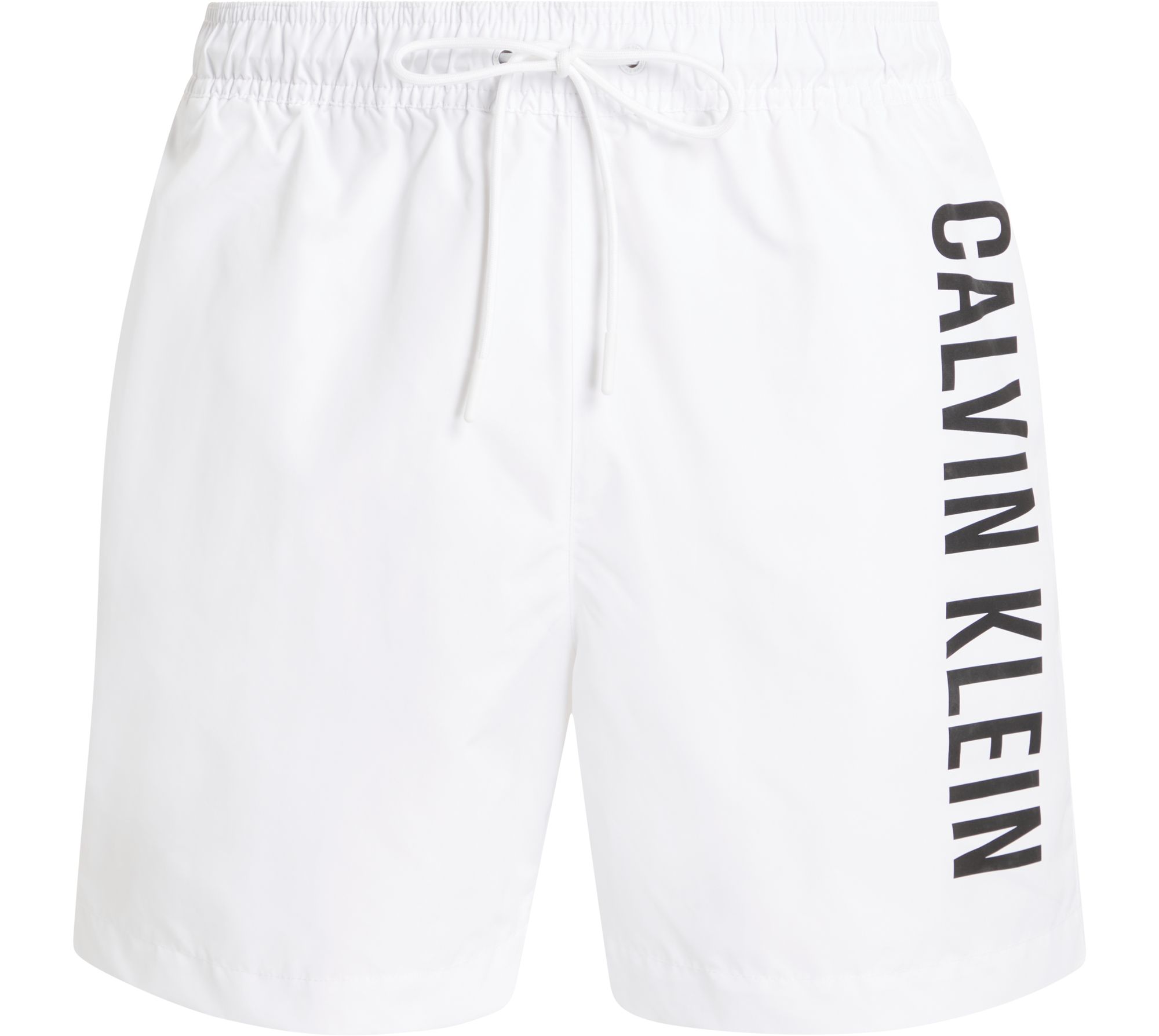 Calvin Klein Medium Drawstring swimshort, heren zwembroek, wit