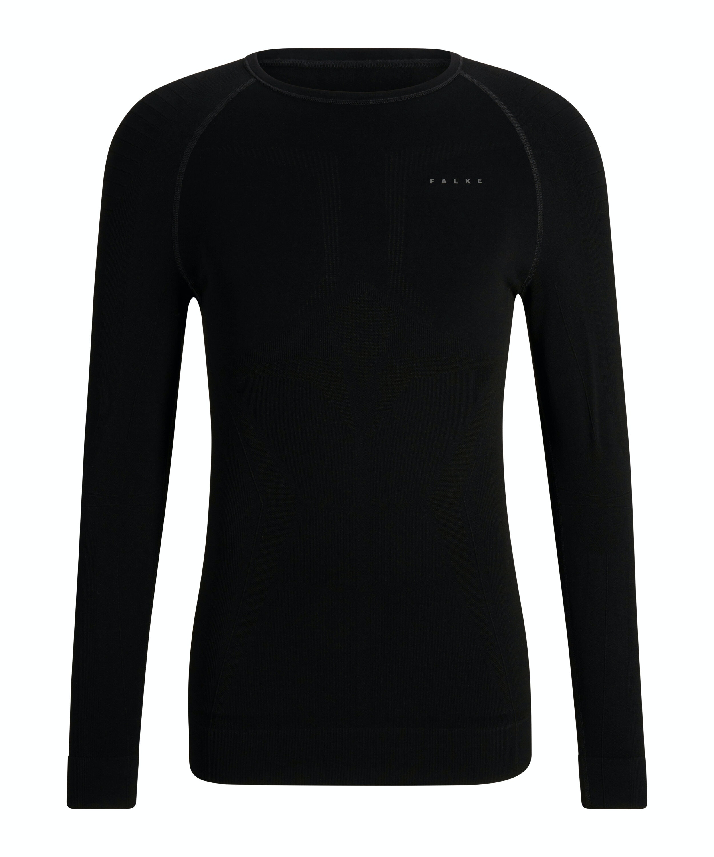 FALKE heren lange mouw shirt Maximum Warm, thermoshirt, zwart (black)