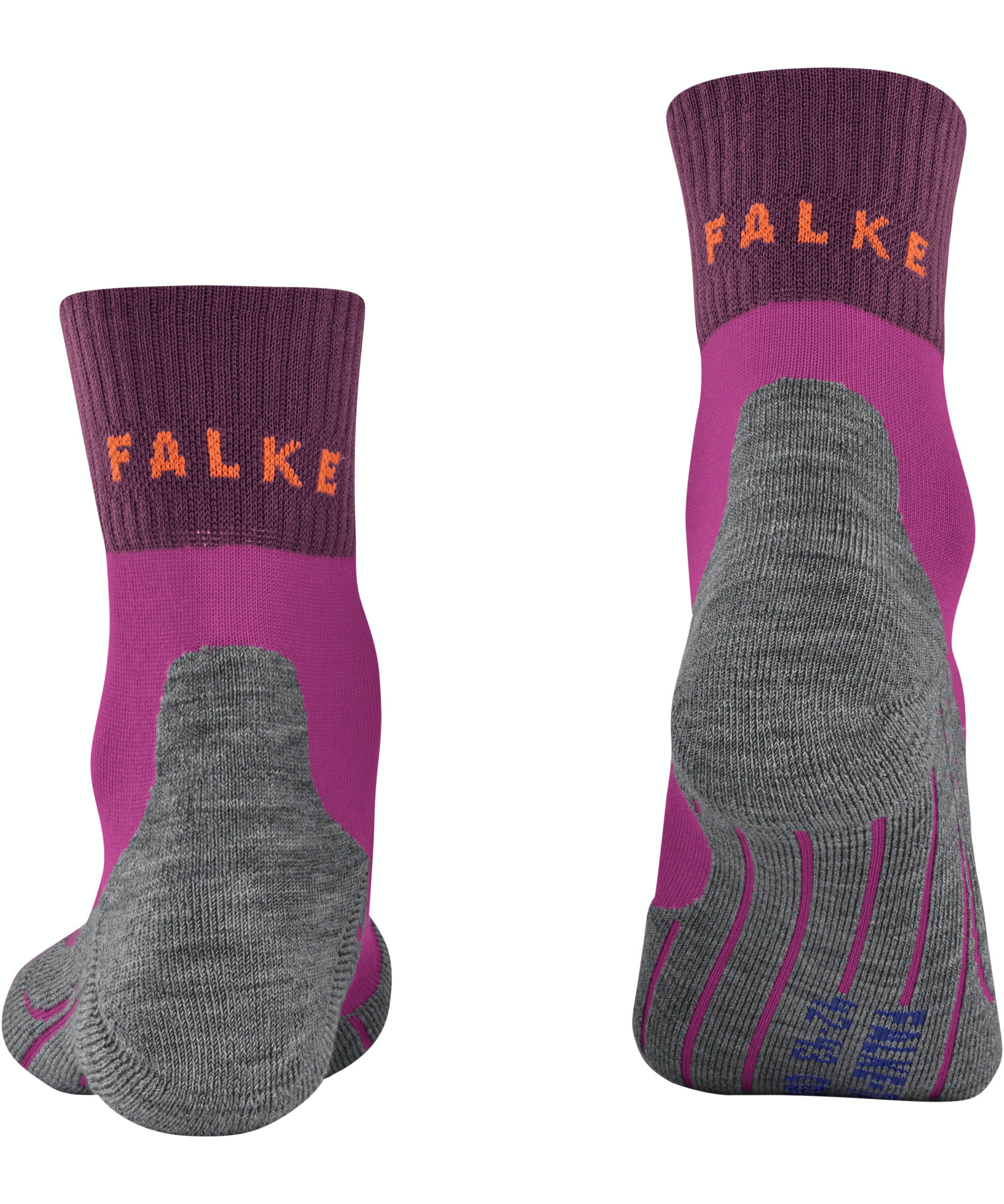 FALKE TK2 Explore Cool Short dames trekking sokken kort, lichtpaars (radiant orchid)