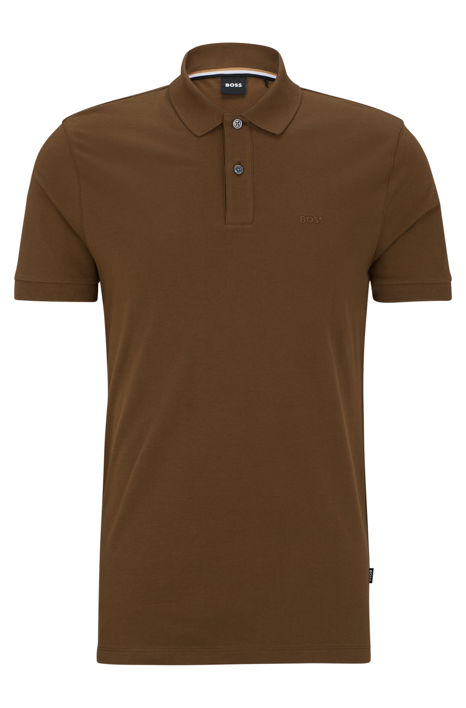 BOSS Pallas regular fit polo, pique, groen