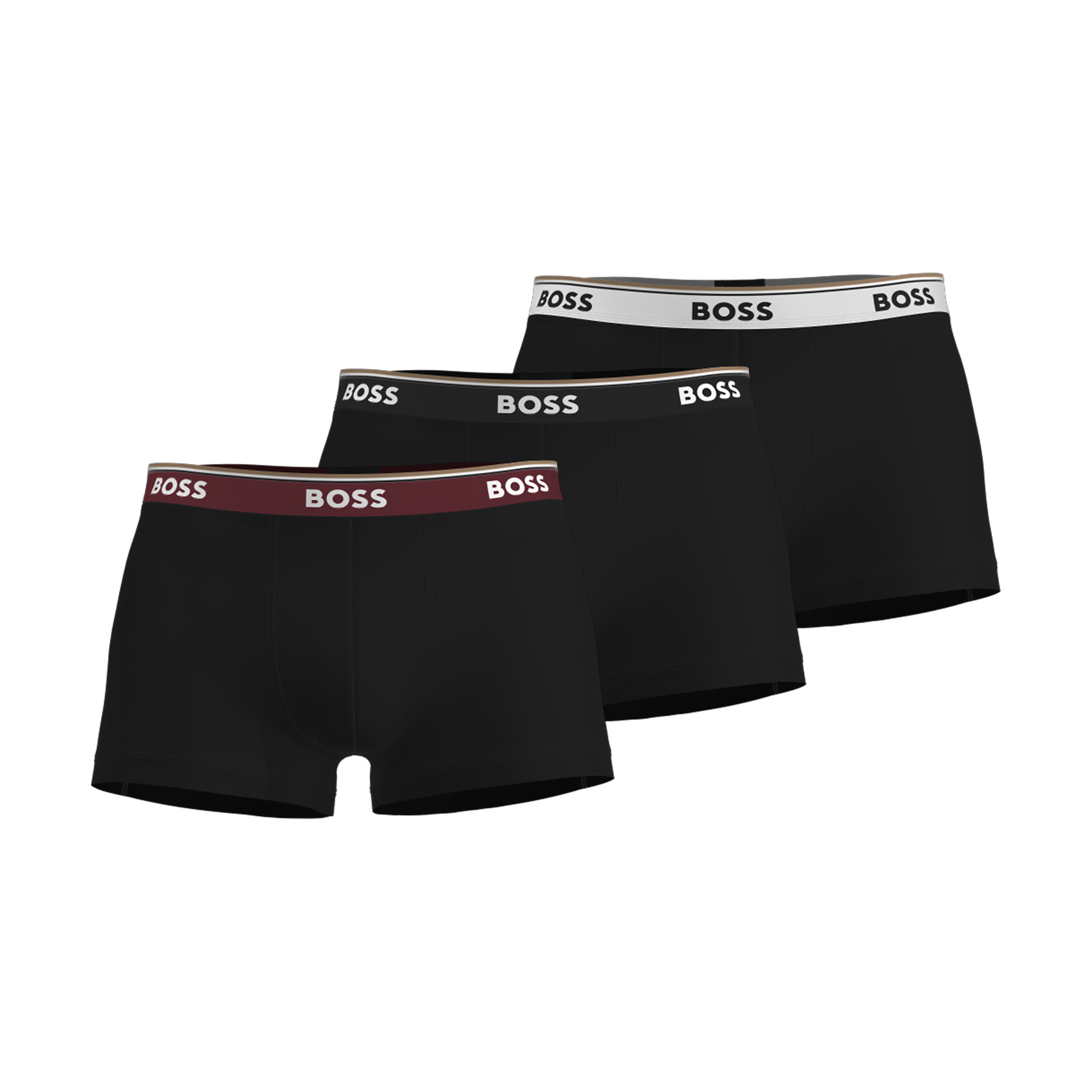 HUGO BOSS Power trunks (3-pack), heren boxers kort, multicolor