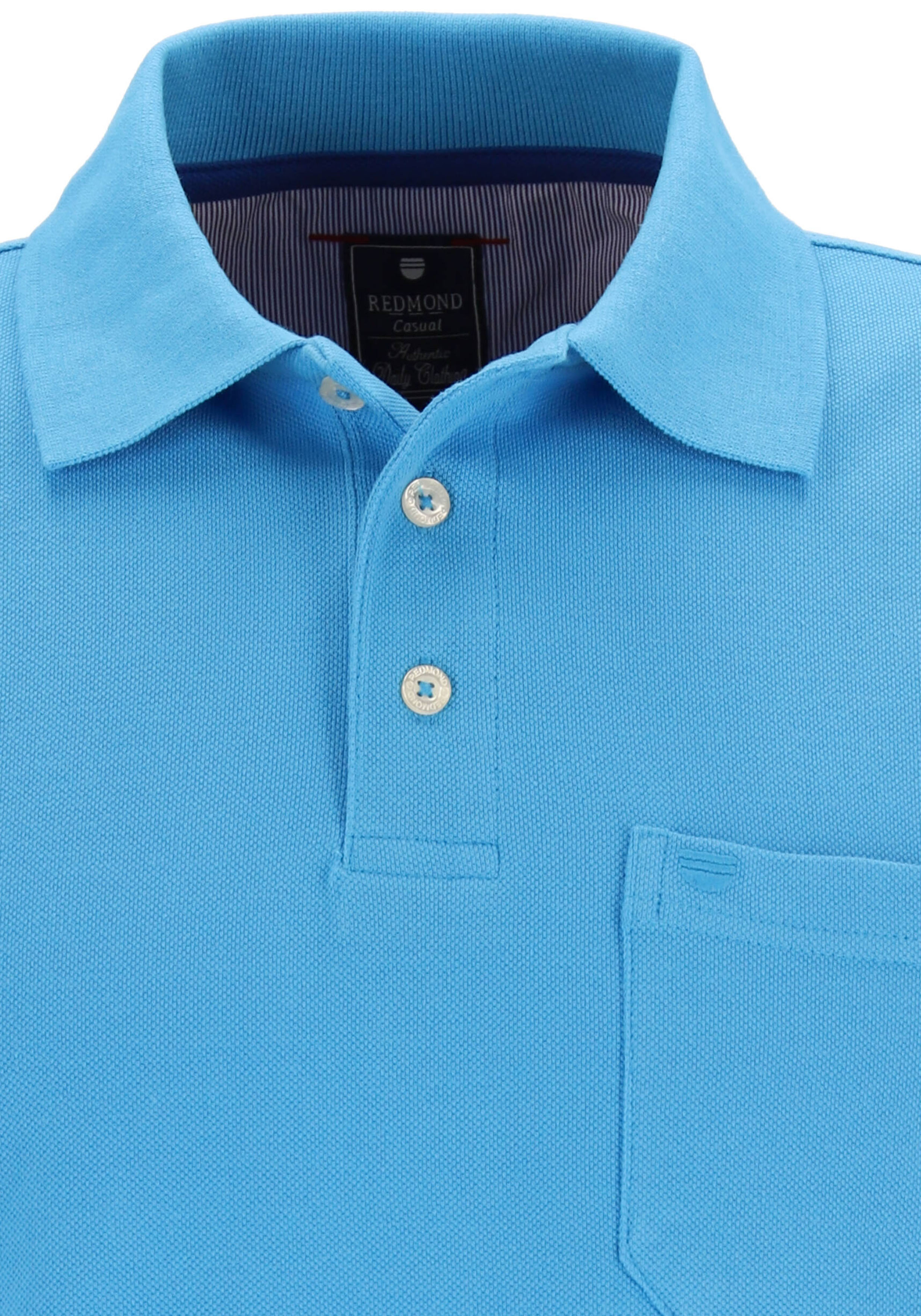 Redmond regular fit poloshirt, fris blauw